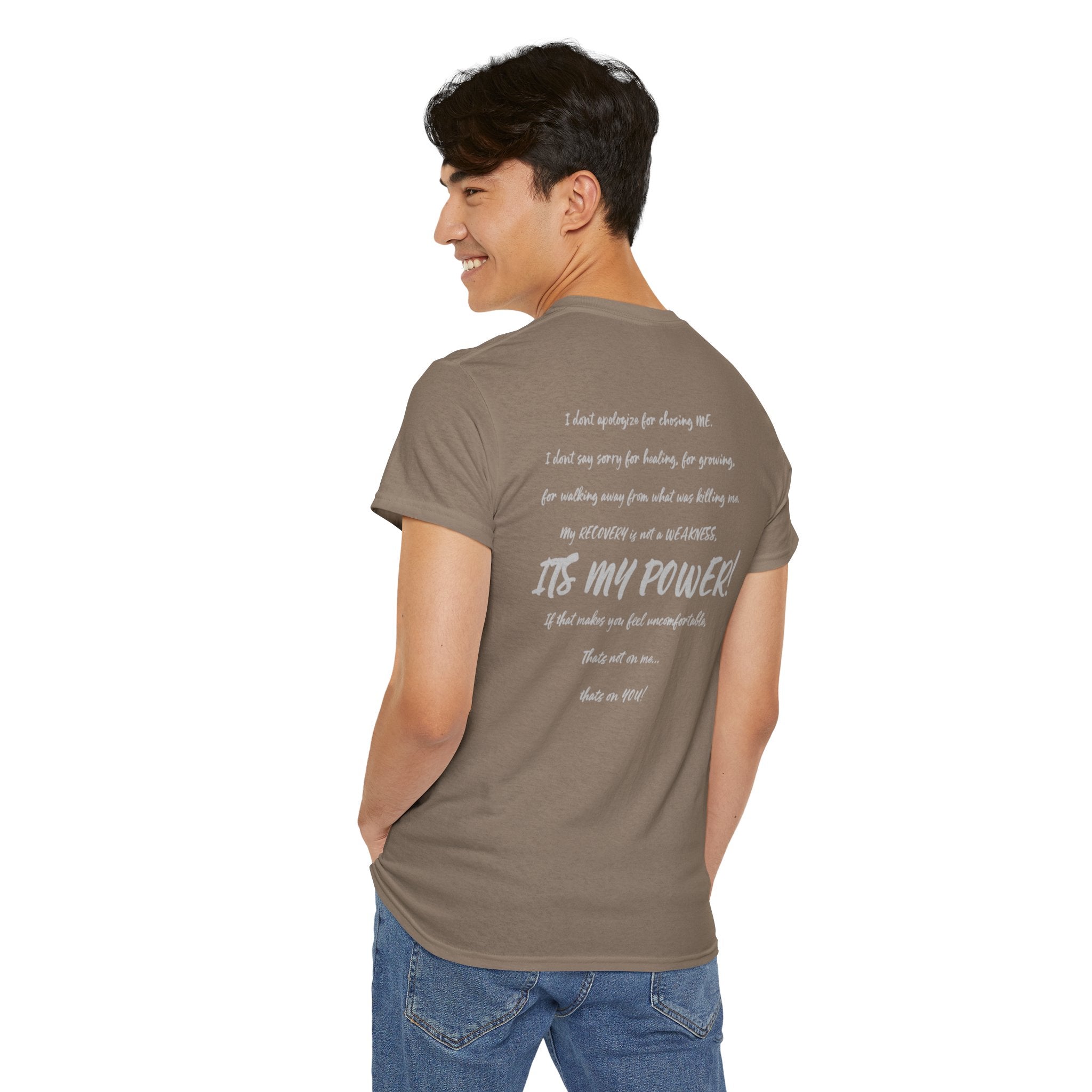 I Don’t Apologize Tee by Recovery Cartel