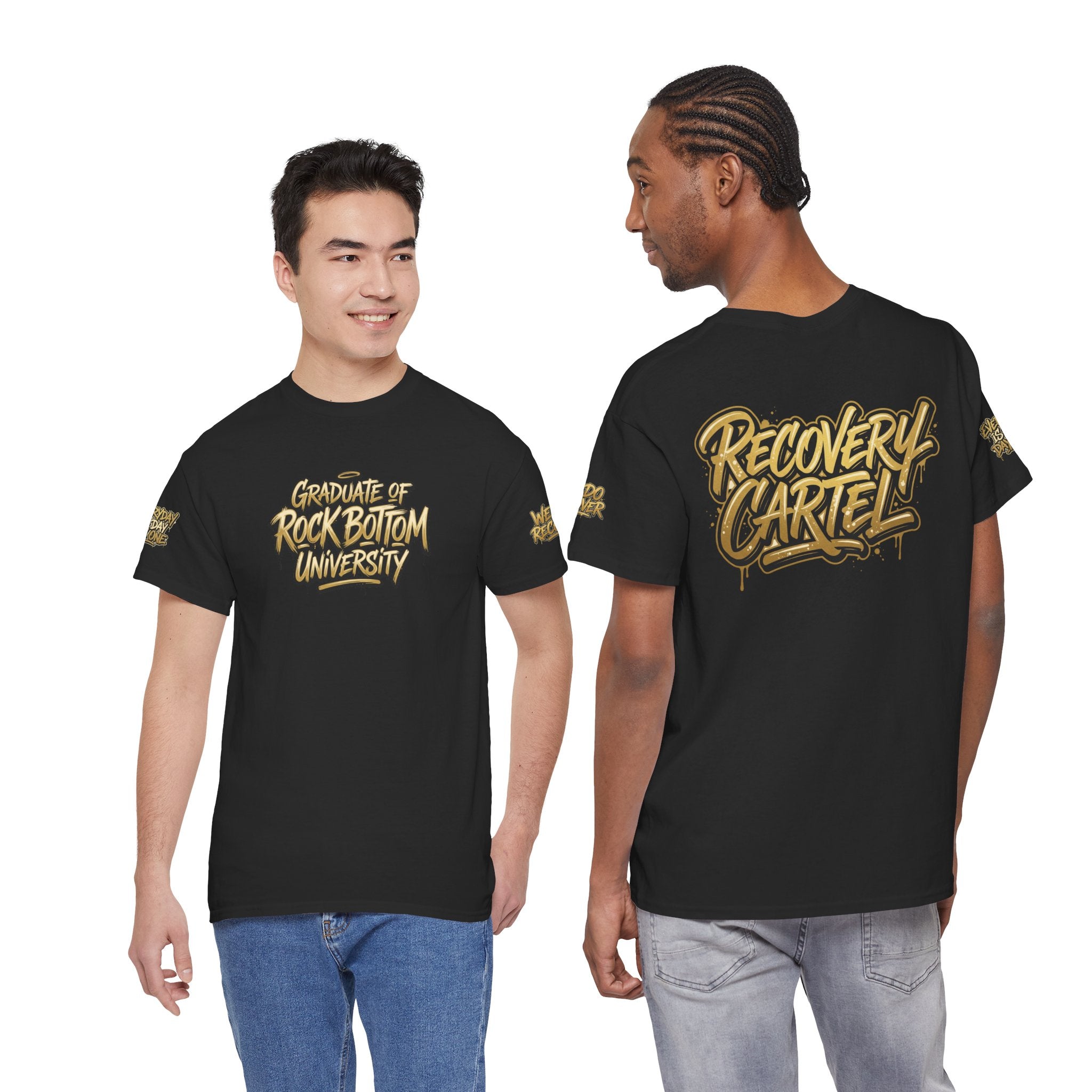 Recovery Cartel  "Graduate of Rock Bottom University" TEE