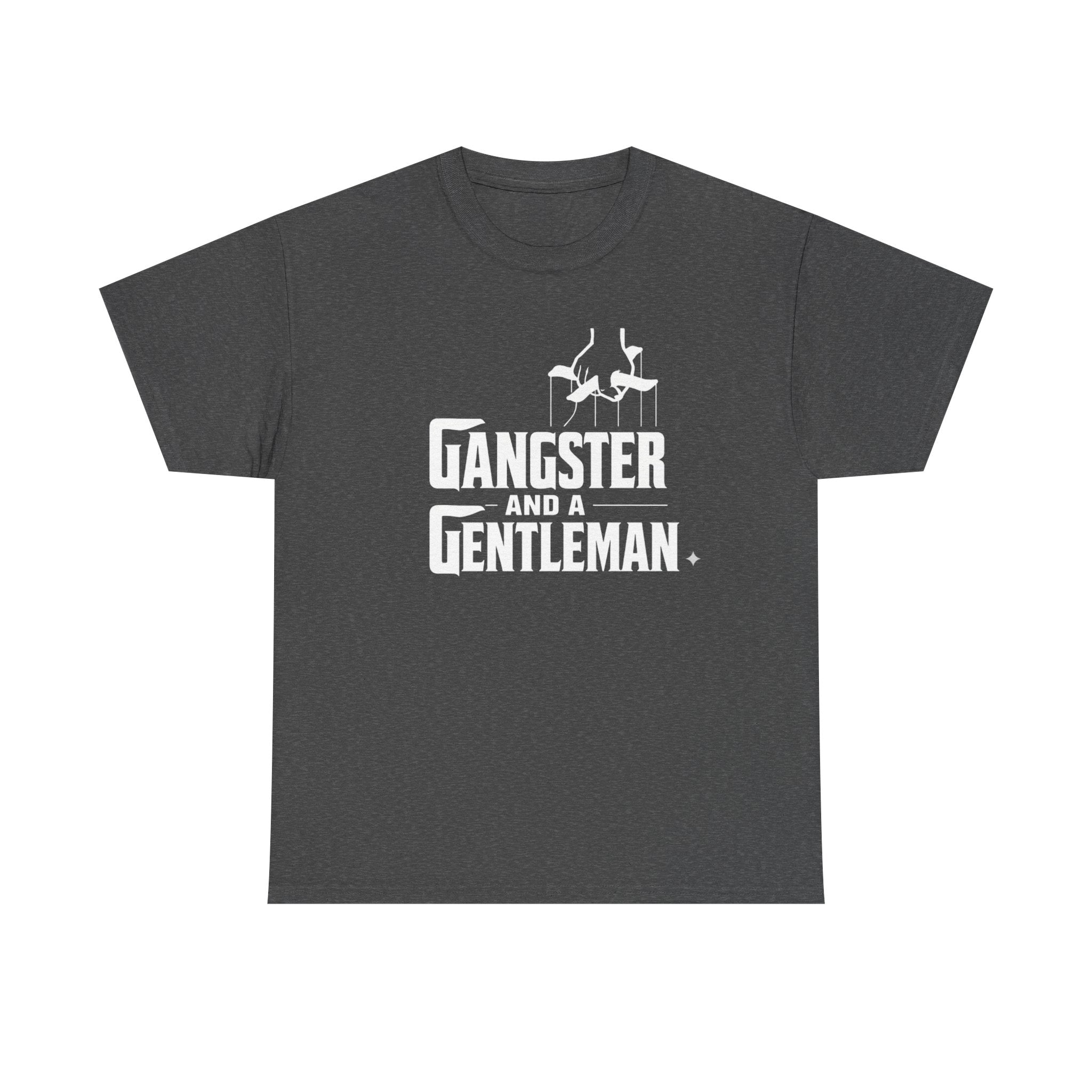 Gangster and a Gentleman Graphic Tee — Retro Mobster Style T‑Shirt