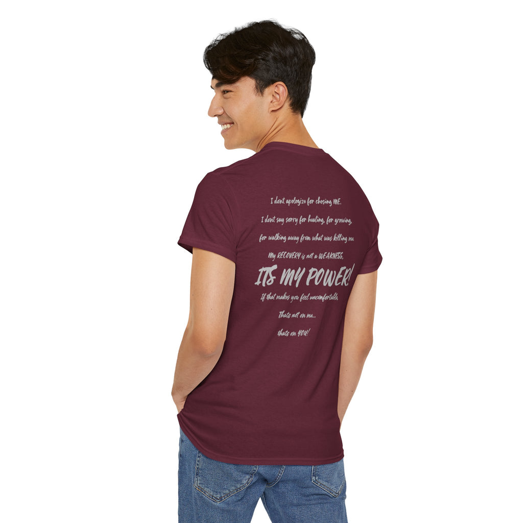 I Don’t Apologize Tee by Recovery Cartel