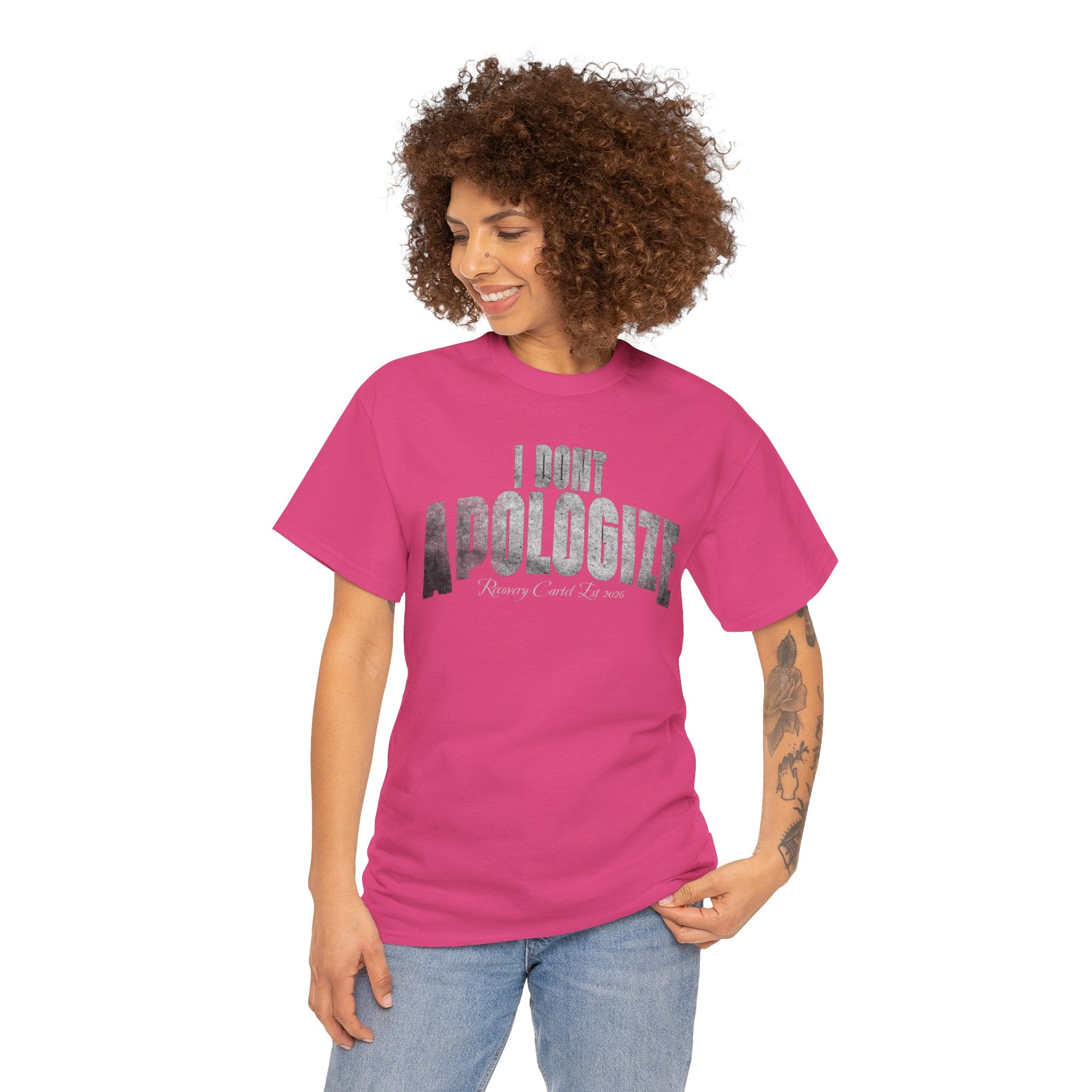 I Don’t Apologize Tee by Recovery Cartel
