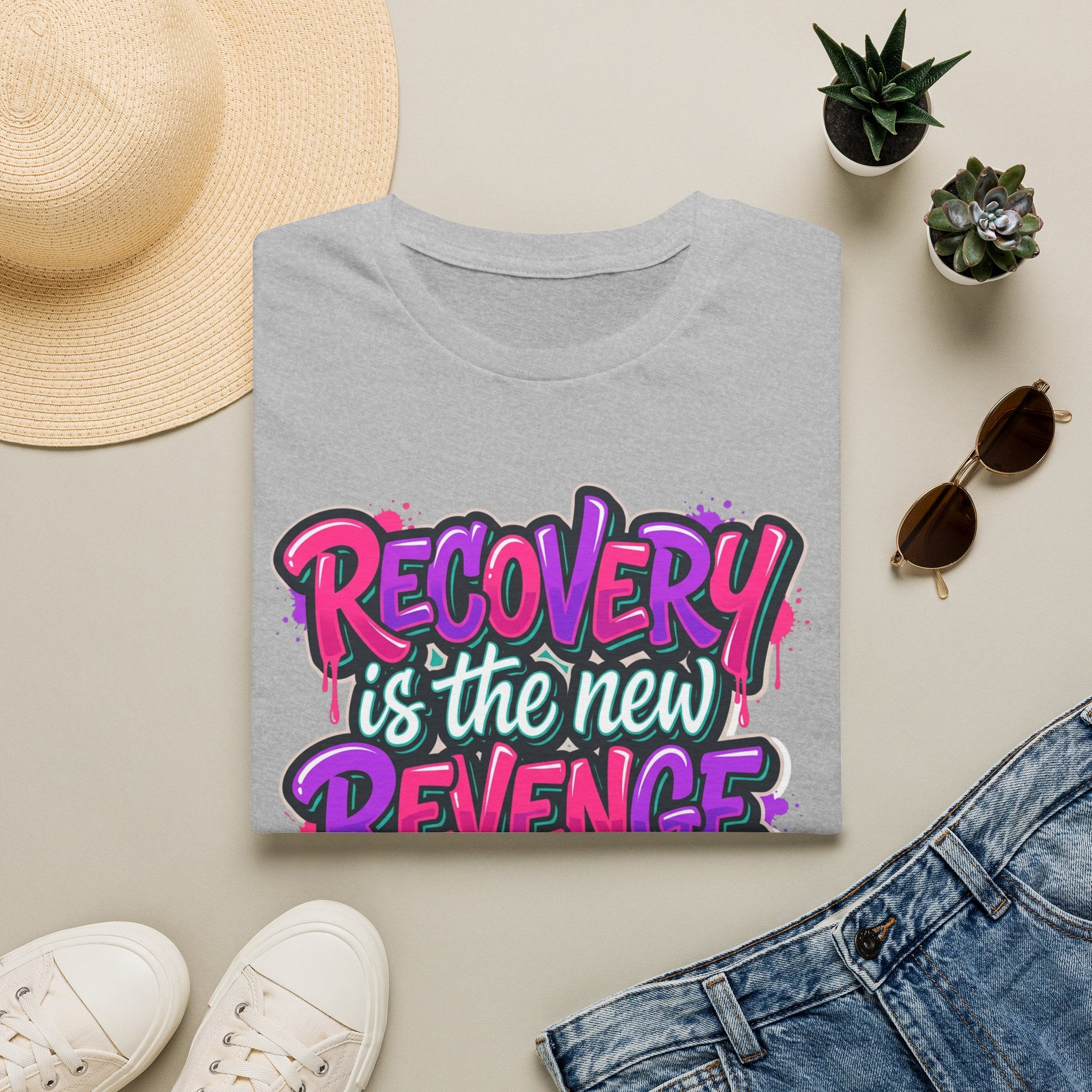 Recovery Is the New Revenge Tee by Recovery Cartel