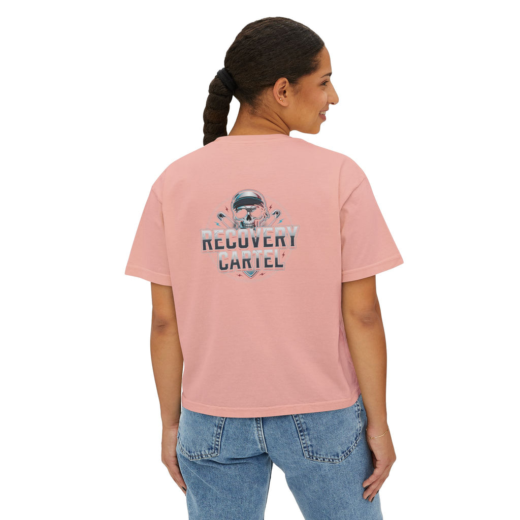 Pretty Lil Comeback Boxy Tee — Recovery Cartel Graphic Women’s Crop Shirt
