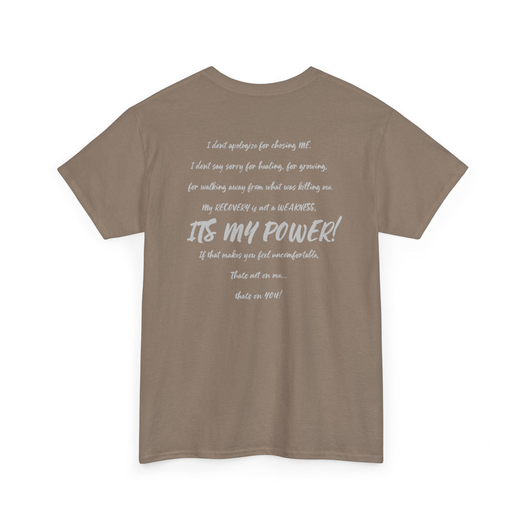 I Don’t Apologize Tee by Recovery Cartel