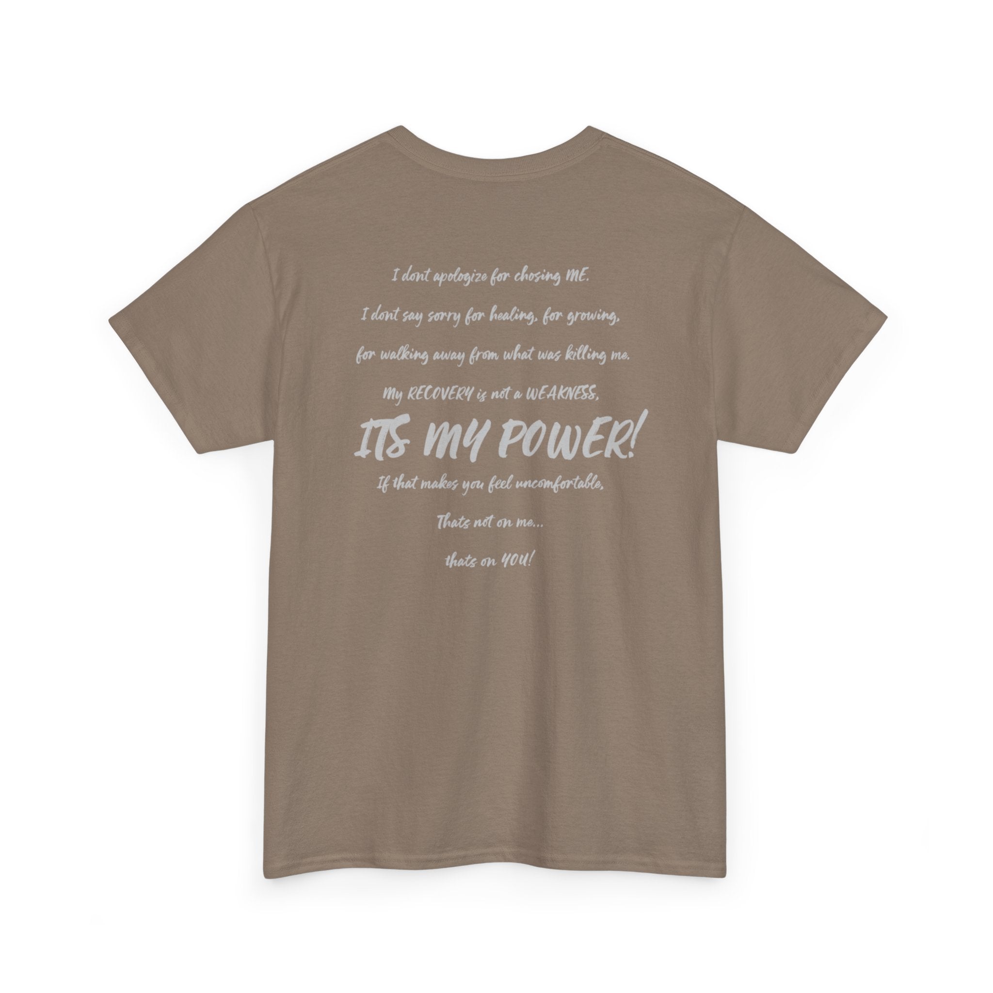 I Don’t Apologize Tee by Recovery Cartel