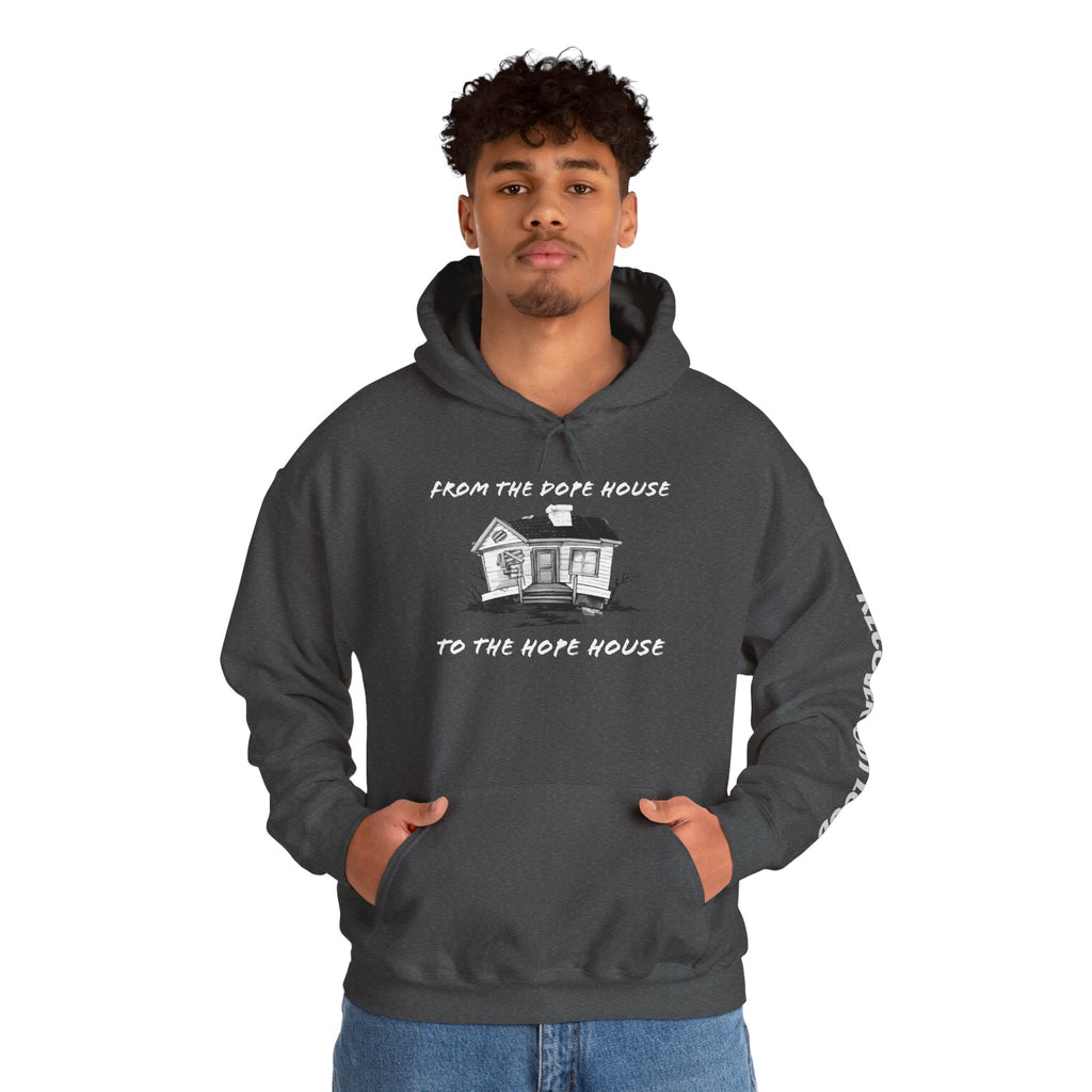 From the Dope House to the Hope House Hoodie from Recovery Cartel