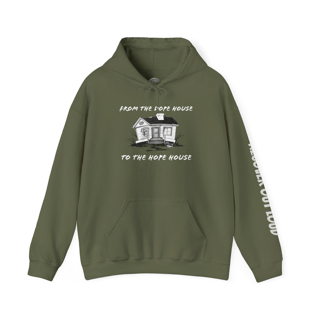 From the Dope House to the Hope House Hoodie from Recovery Cartel