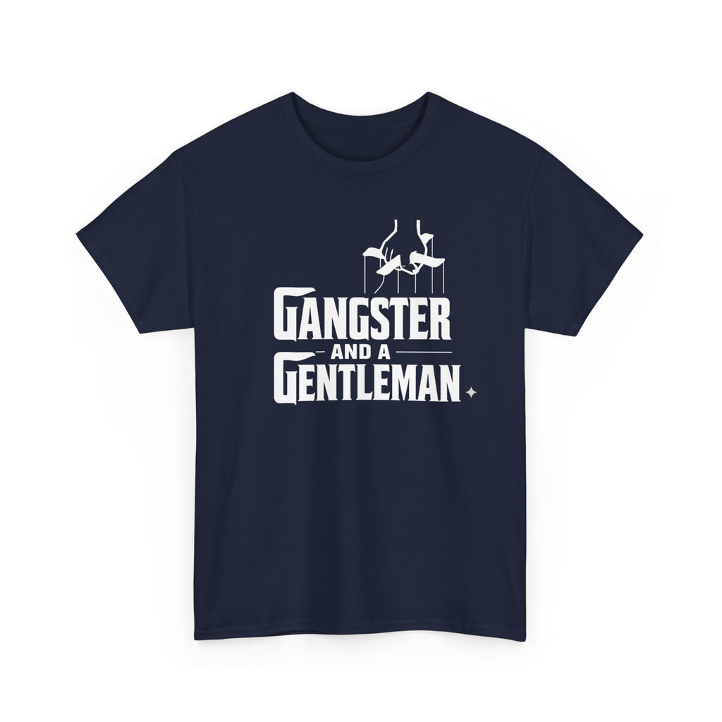 Gangster and a Gentleman Graphic Tee — Retro Mobster Style T‑Shirt