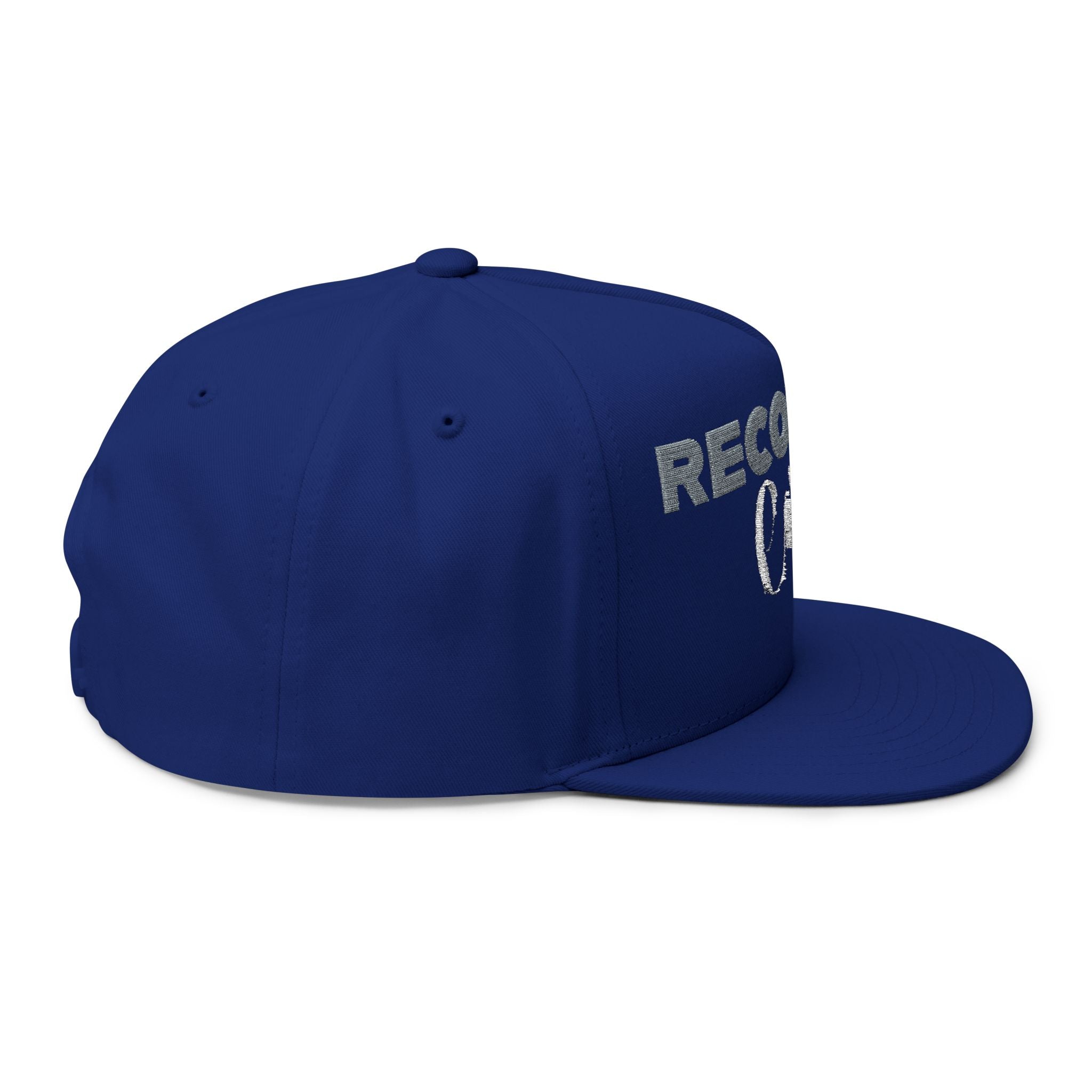 Recovery Cartel Embroidered Flat Bill Cap — Bold Sobriety Snapback for Recovery Support