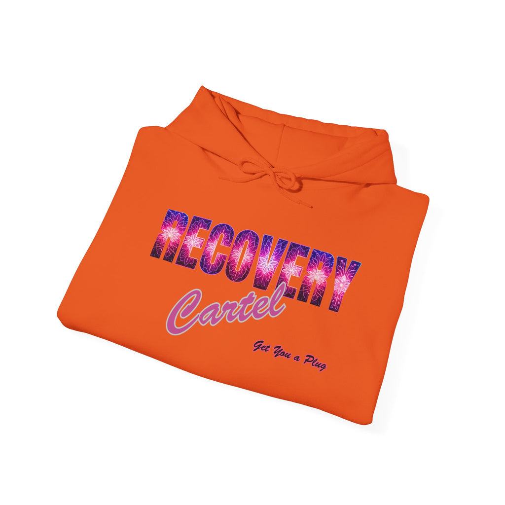 Recovery Cartel Hoodie — Retro Neon print