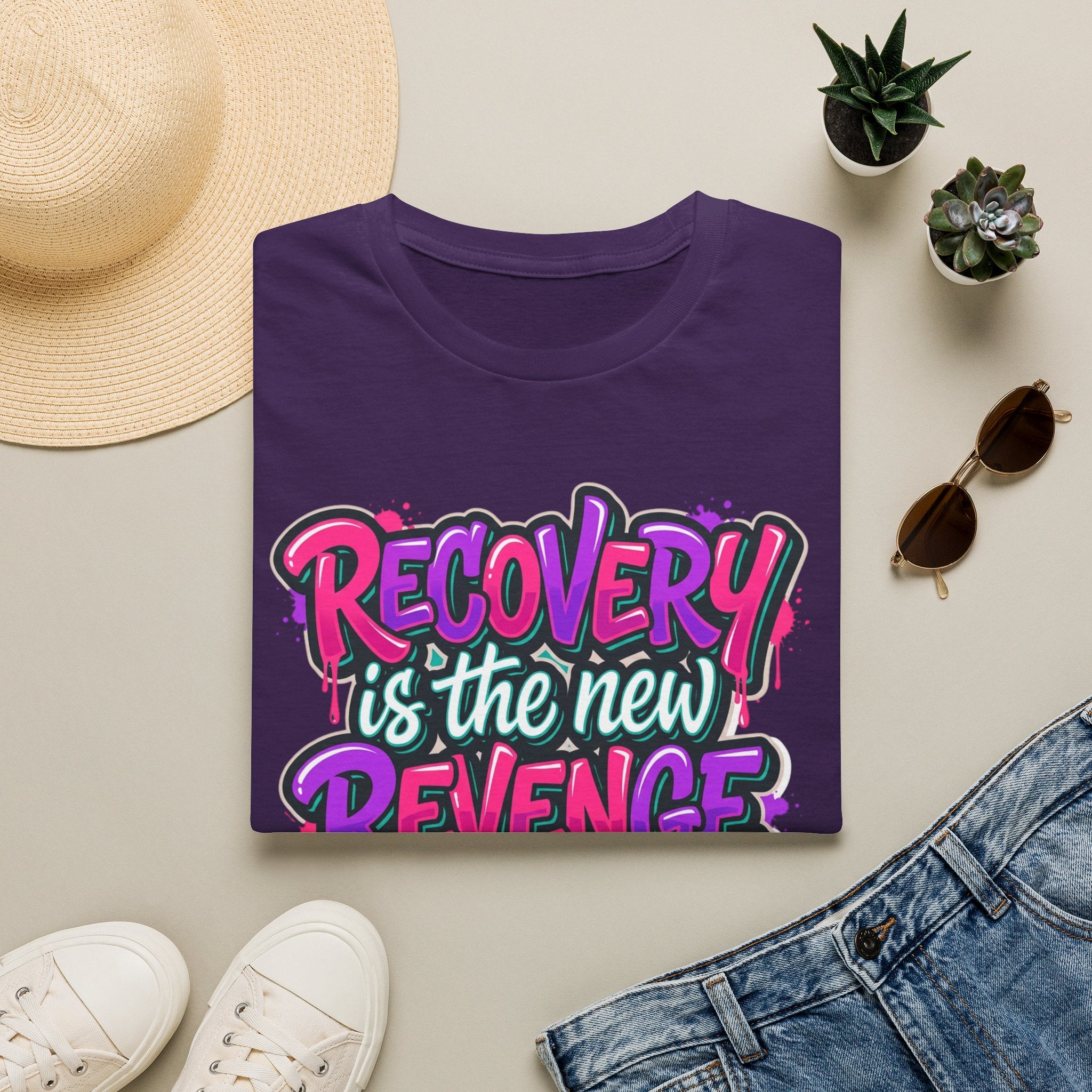 Recovery Is the New Revenge Tee by Recovery Cartel