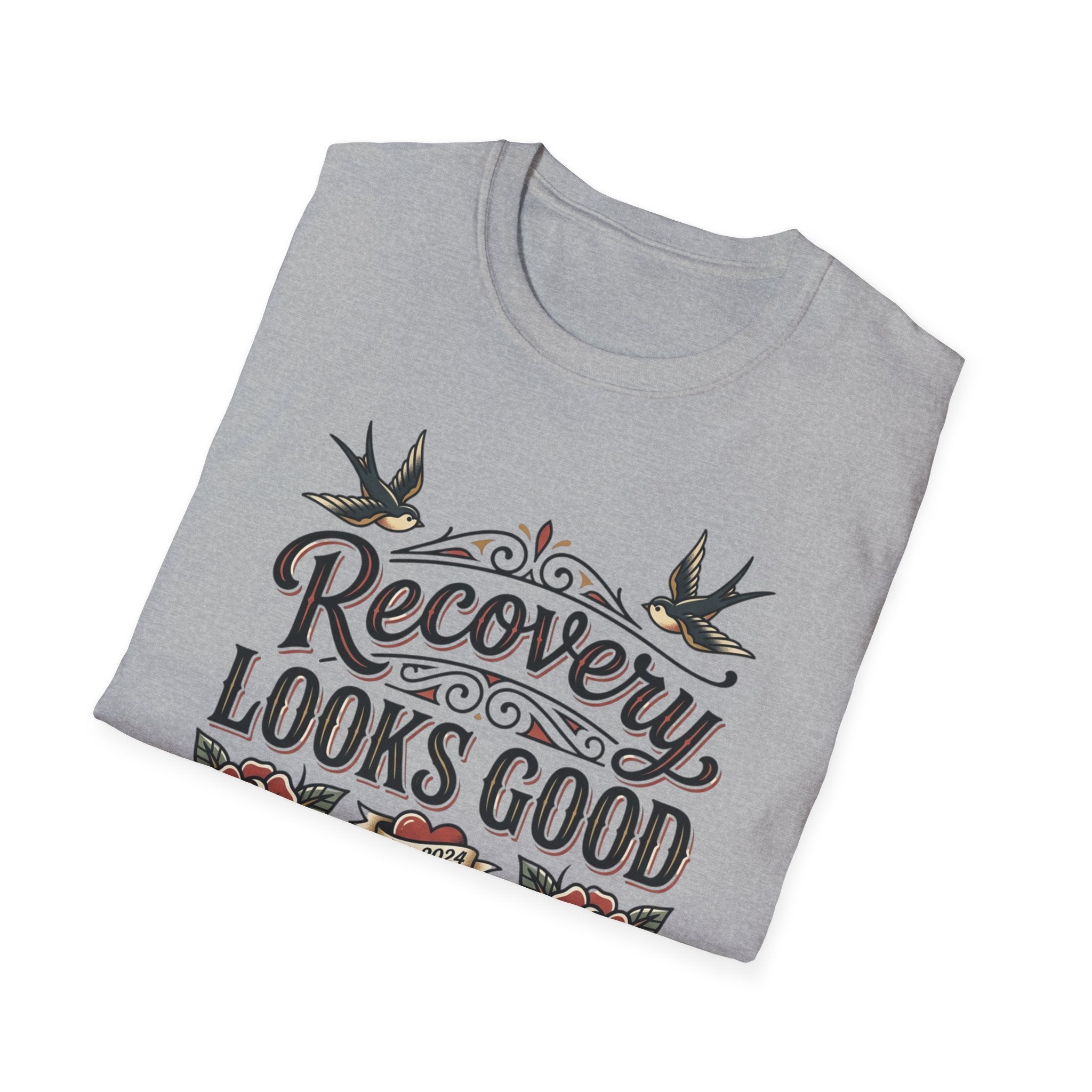 Recovery Looks Good T-Shirt — Inspirational Sobriety & Healing Tee