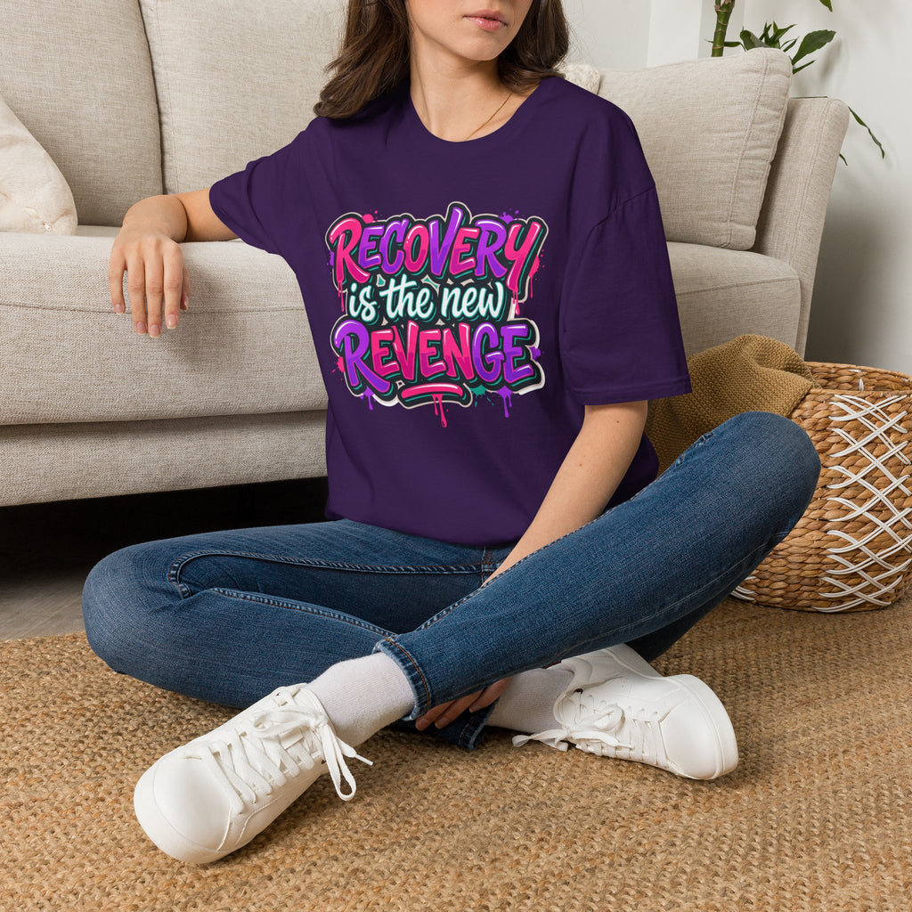Recovery Is the New Revenge Tee by Recovery Cartel