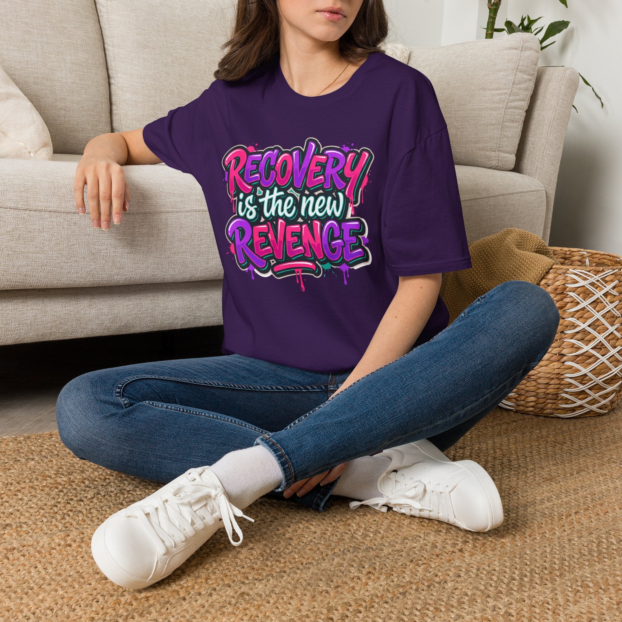Recovery Is the New Revenge Tee by Recovery Cartel