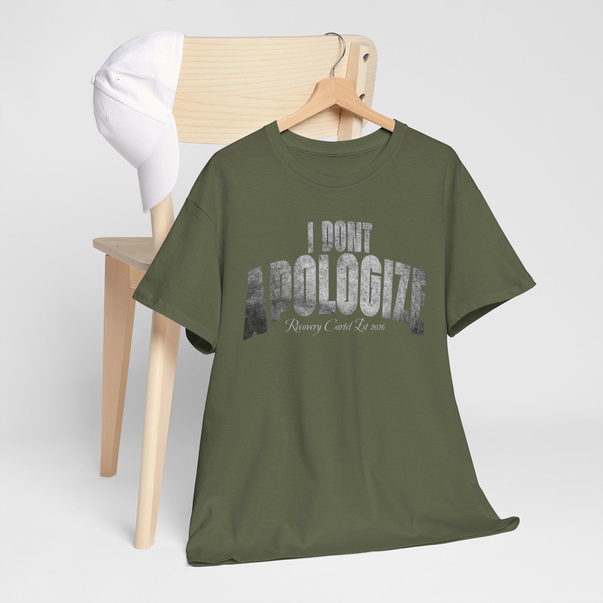 I Don’t Apologize Tee by Recovery Cartel