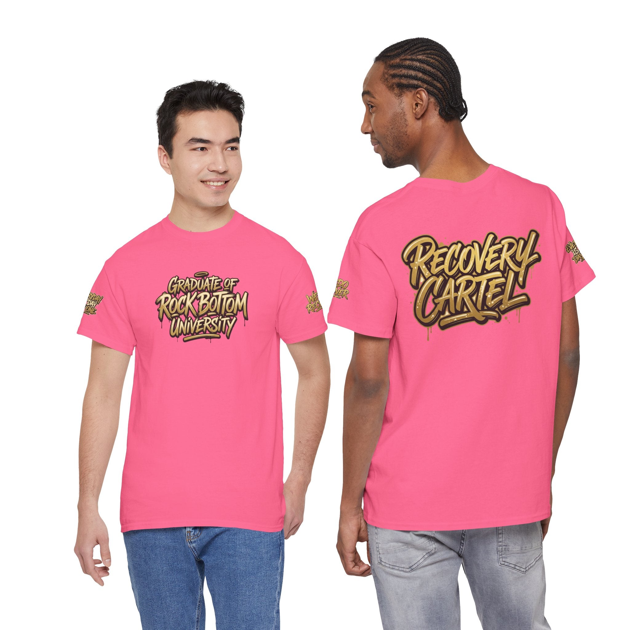 Recovery Cartel  "Graduate of Rock Bottom University" TEE