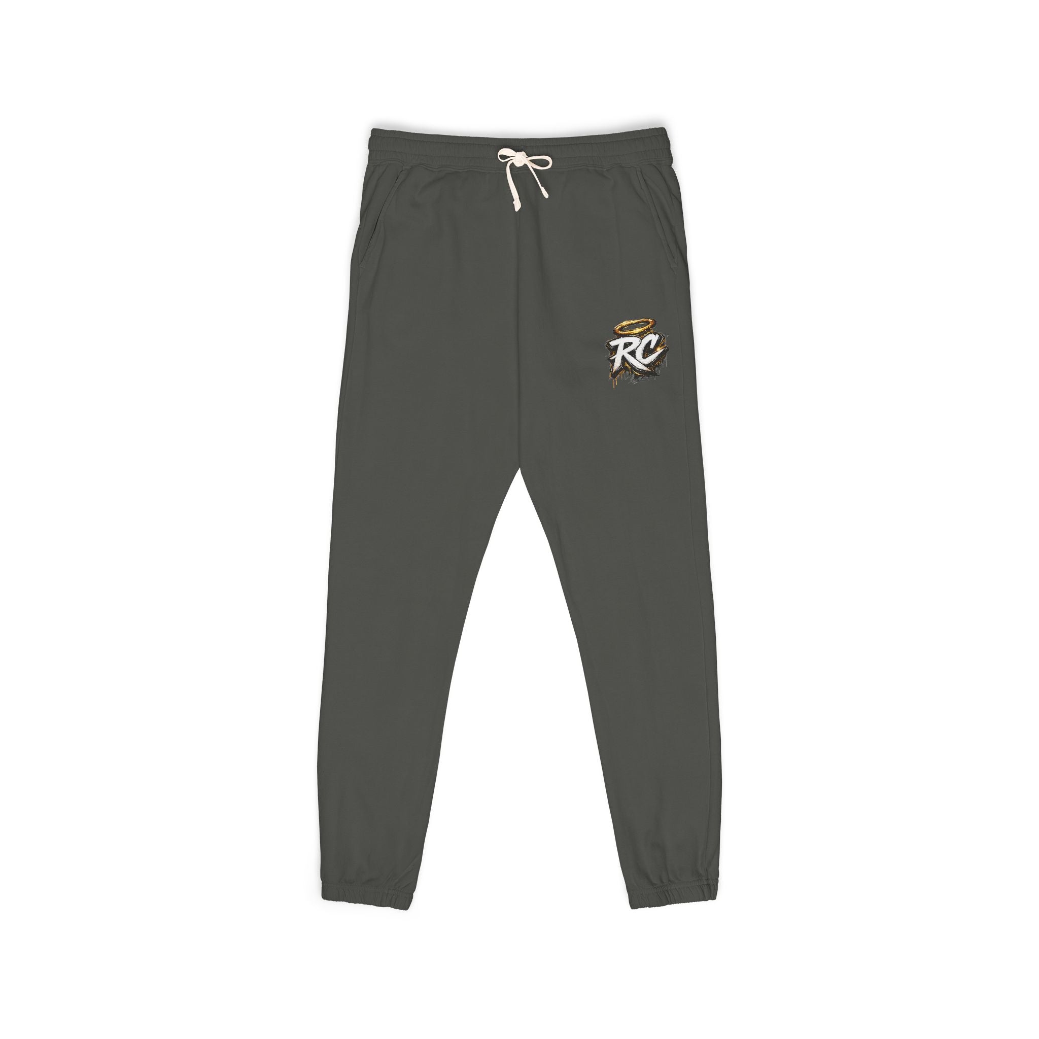RC Crest Joggers — Garment-Dyed Fleece Sweatpants with RC Logo