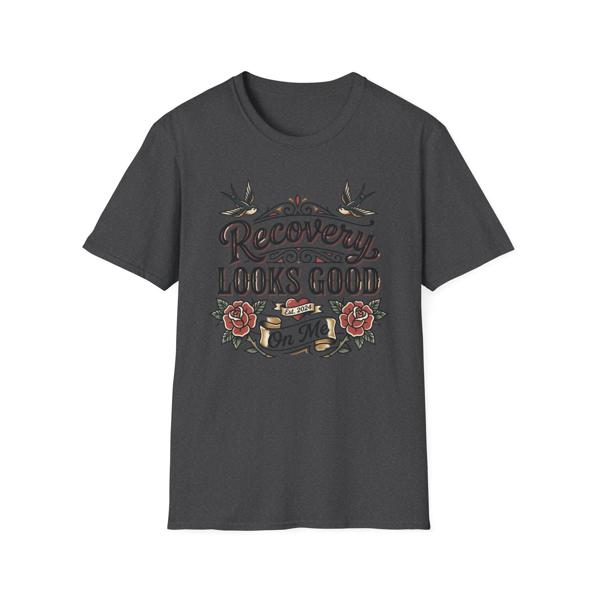 Recovery Looks Good T-Shirt — Inspirational Sobriety & Healing Tee