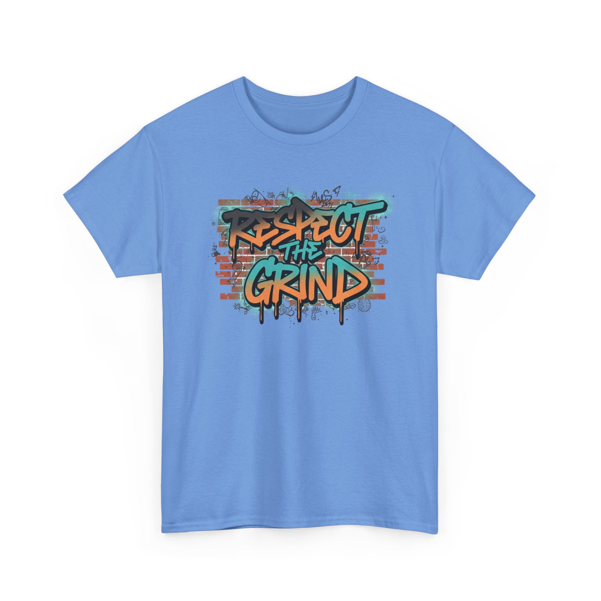 Respect the Grind Graffiti Tee — Urban Motivational Streetwear T‑Shirt