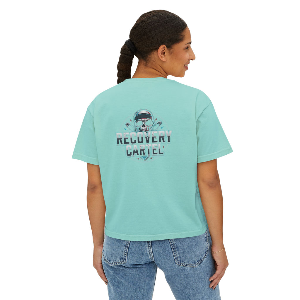 Pretty Lil Comeback Boxy Tee — Recovery Cartel Graphic Women’s Crop Shirt