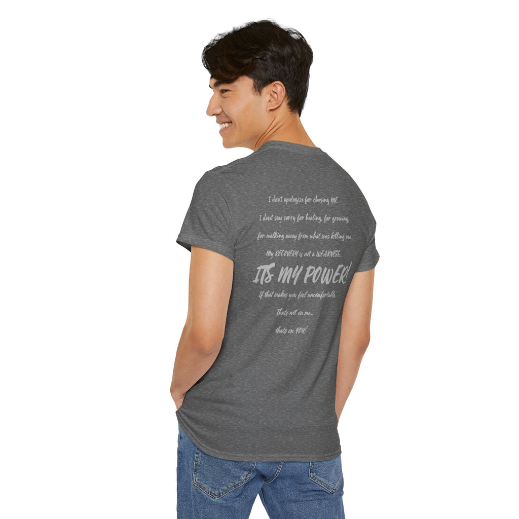 I Don’t Apologize Tee by Recovery Cartel