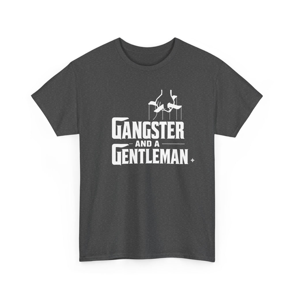 Gangster and a Gentleman Graphic Tee — Retro Mobster Style T‑Shirt