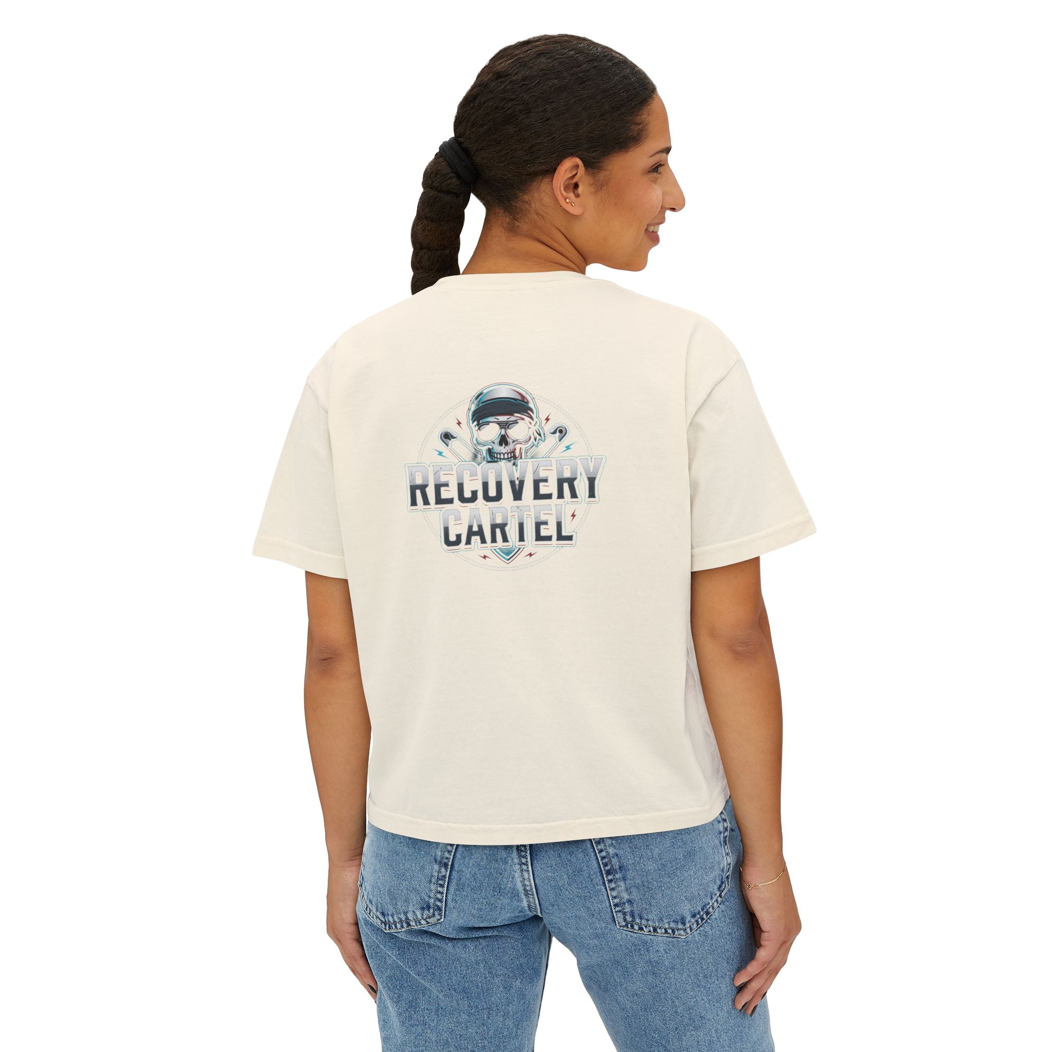 Pretty Lil Comeback Boxy Tee — Recovery Cartel Graphic Women’s Crop Shirt