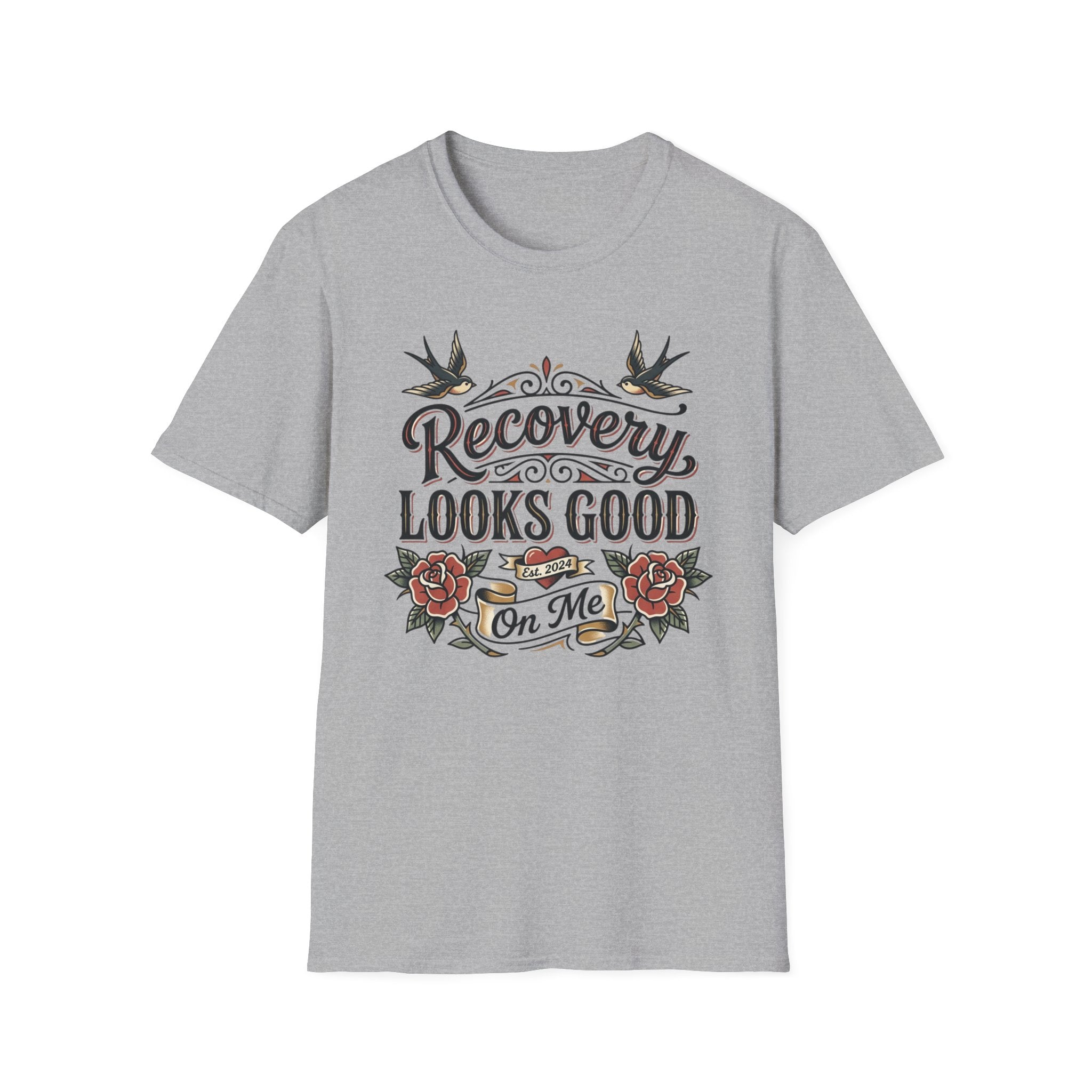 Recovery Looks Good T-Shirt — Inspirational Sobriety & Healing Tee
