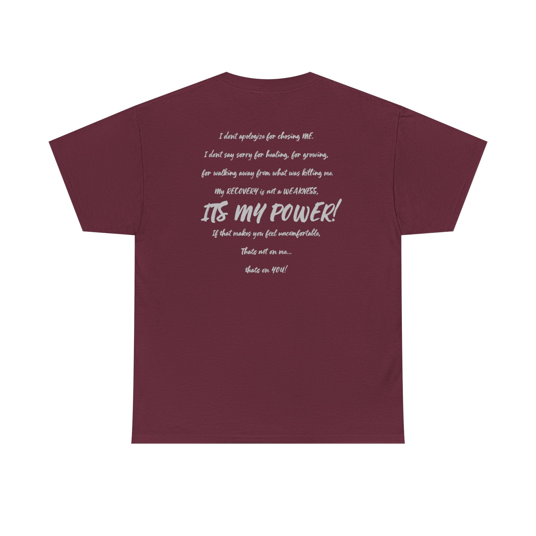 I Don’t Apologize Tee by Recovery Cartel