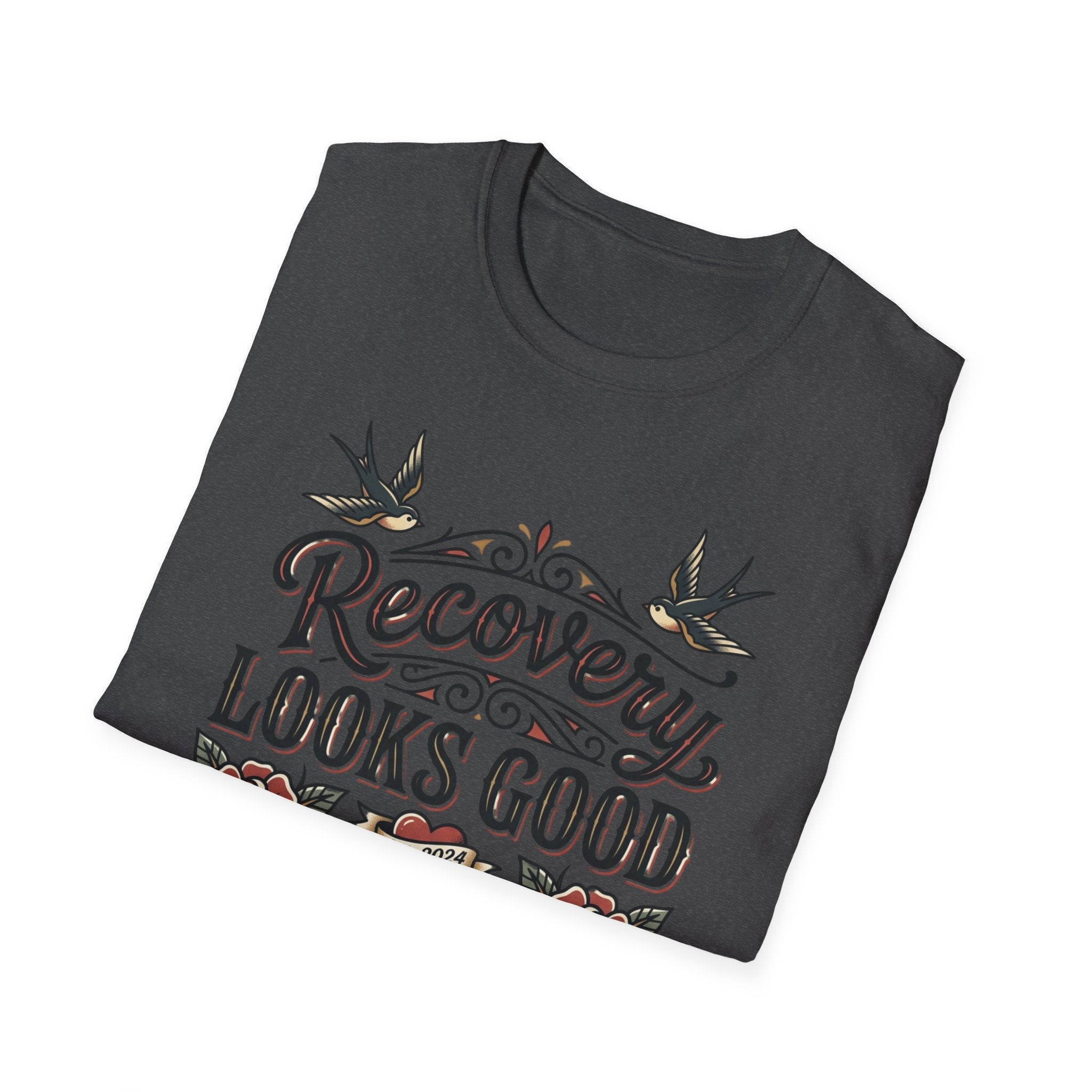 Recovery Looks Good T-Shirt — Inspirational Sobriety & Healing Tee