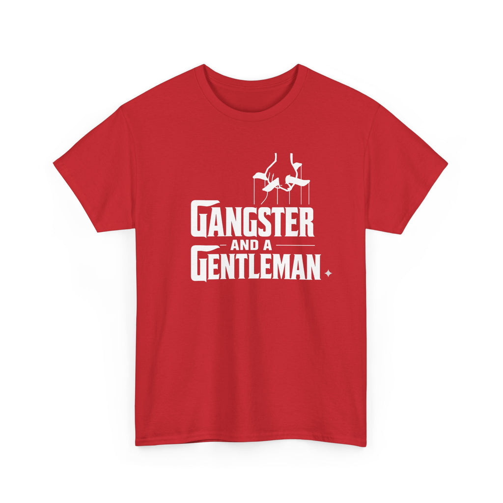 Gangster and a Gentleman Graphic Tee — Retro Mobster Style T‑Shirt