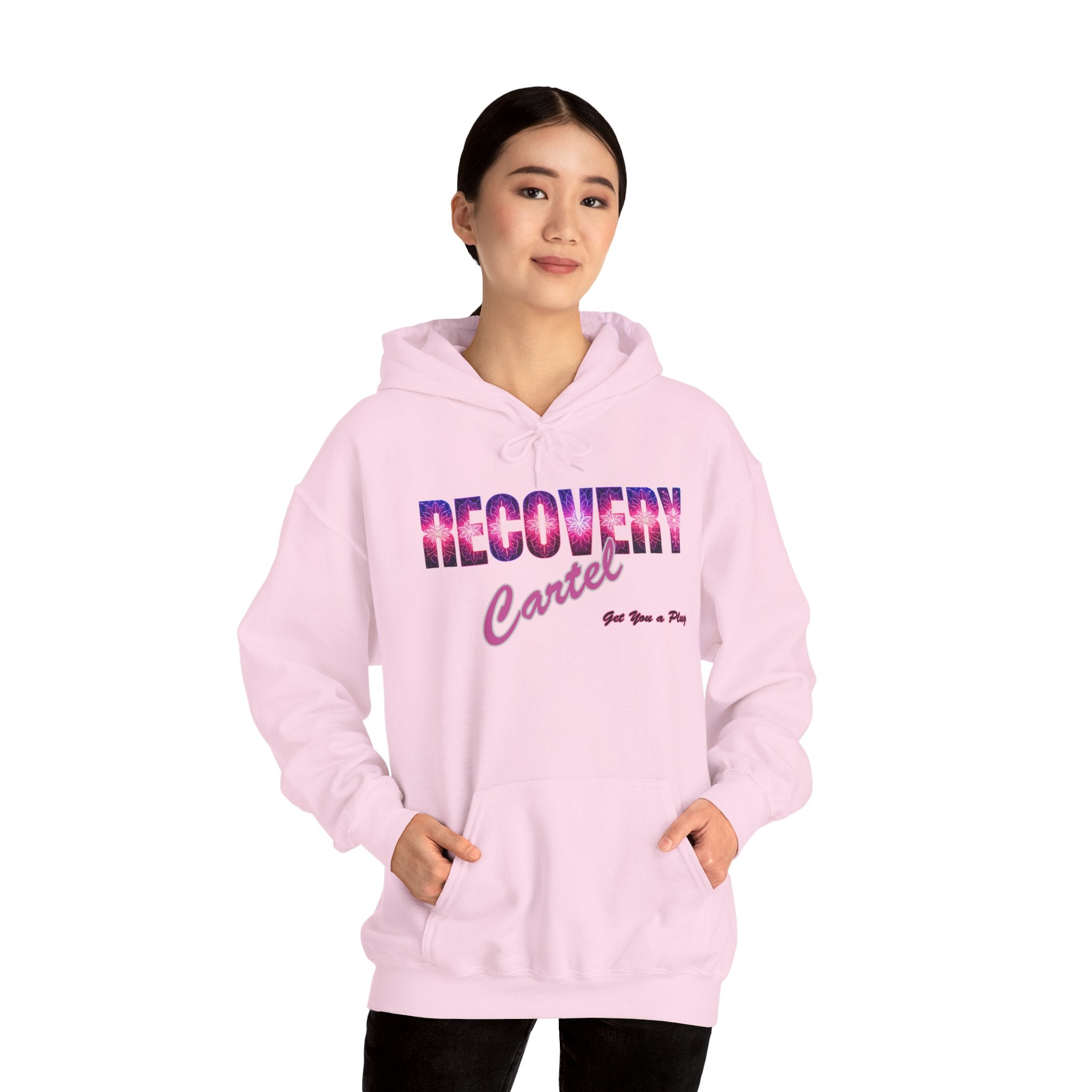Recovery Cartel Hoodie — Retro Neon print
