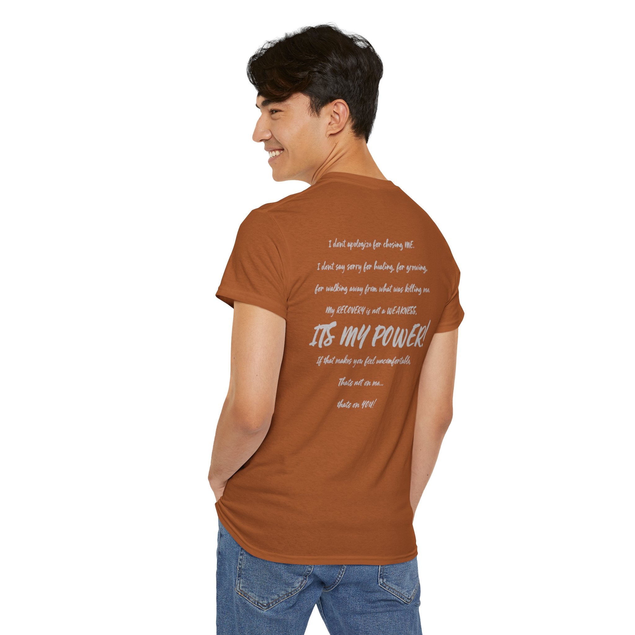 I Don’t Apologize Tee by Recovery Cartel