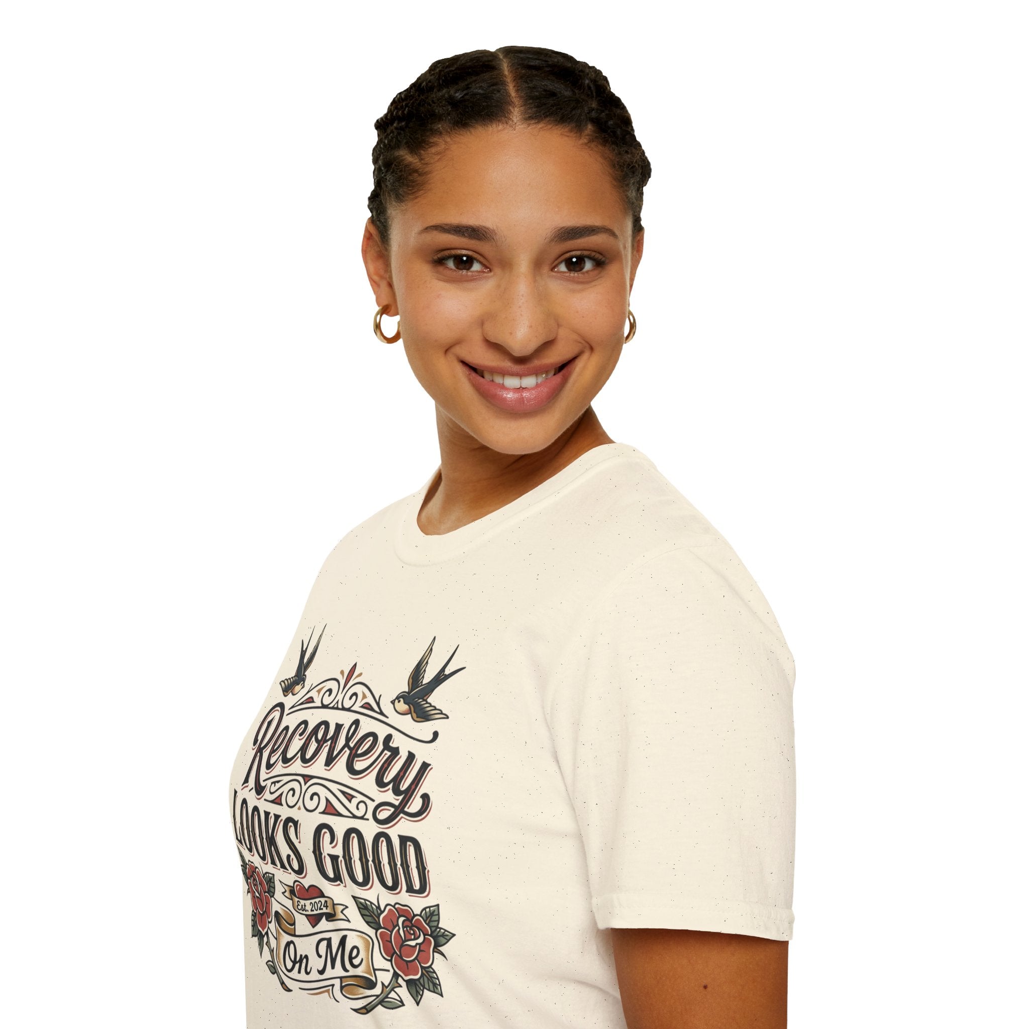 Recovery Looks Good T-Shirt — Inspirational Sobriety & Healing Tee