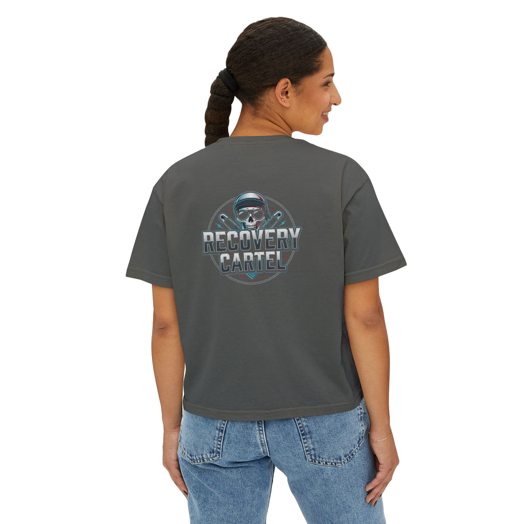 Pretty Lil Comeback Boxy Tee — Recovery Cartel Graphic Women’s Crop Shirt