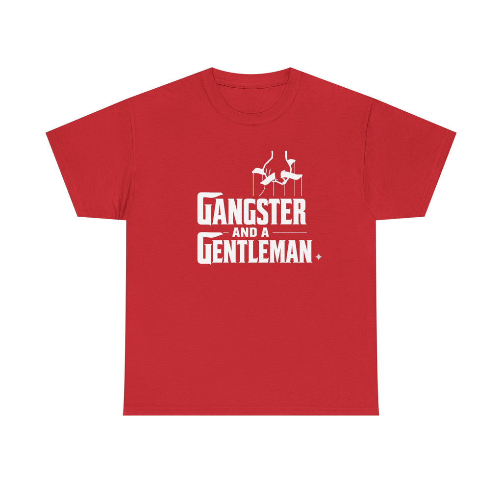 Gangster and a Gentleman Graphic Tee — Retro Mobster Style T‑Shirt