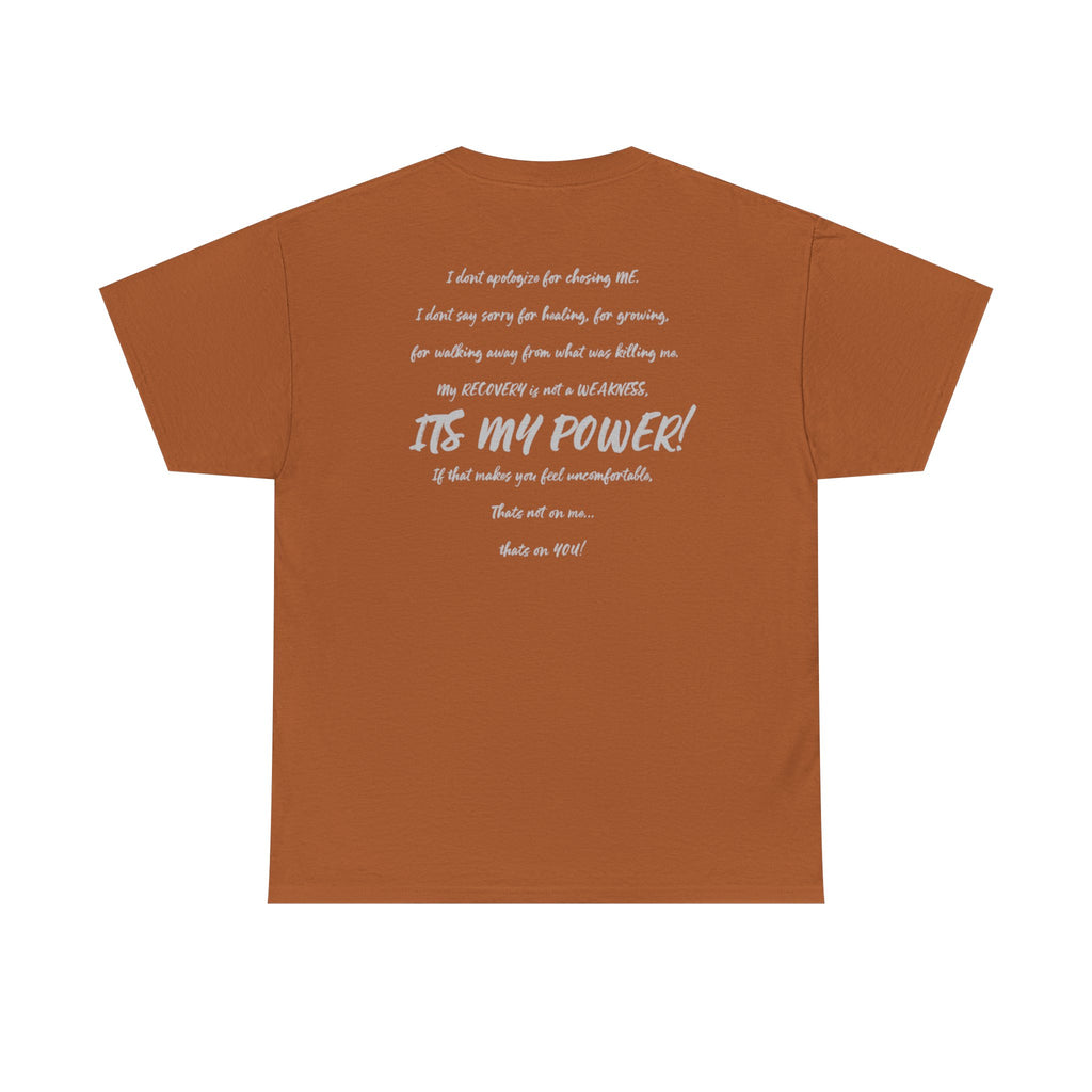 I Don’t Apologize Tee by Recovery Cartel