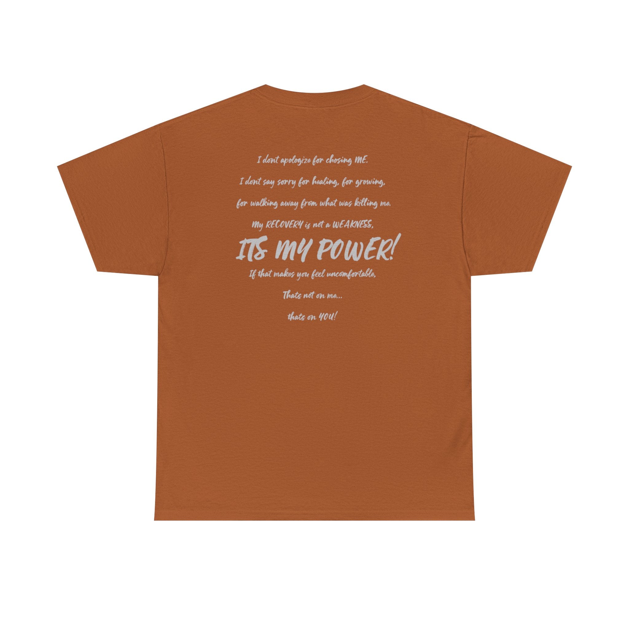 I Don’t Apologize Tee by Recovery Cartel
