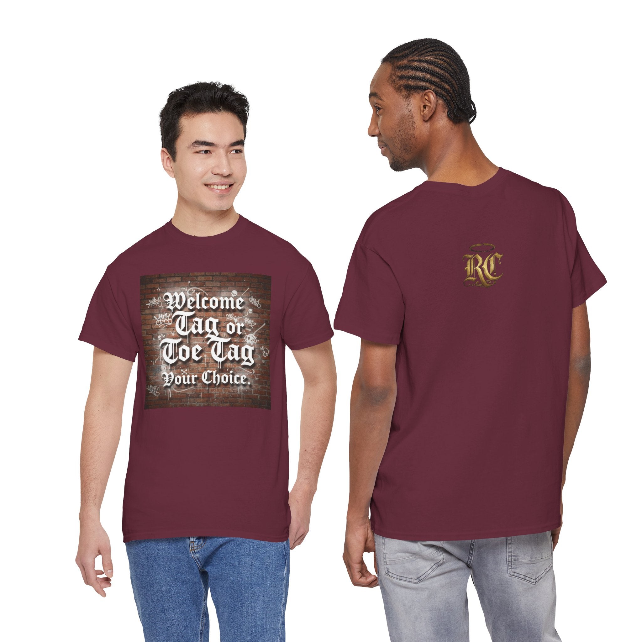 Welcome Tag or Toe Tag, Your Choice T Shirt by Recovery Cartel
