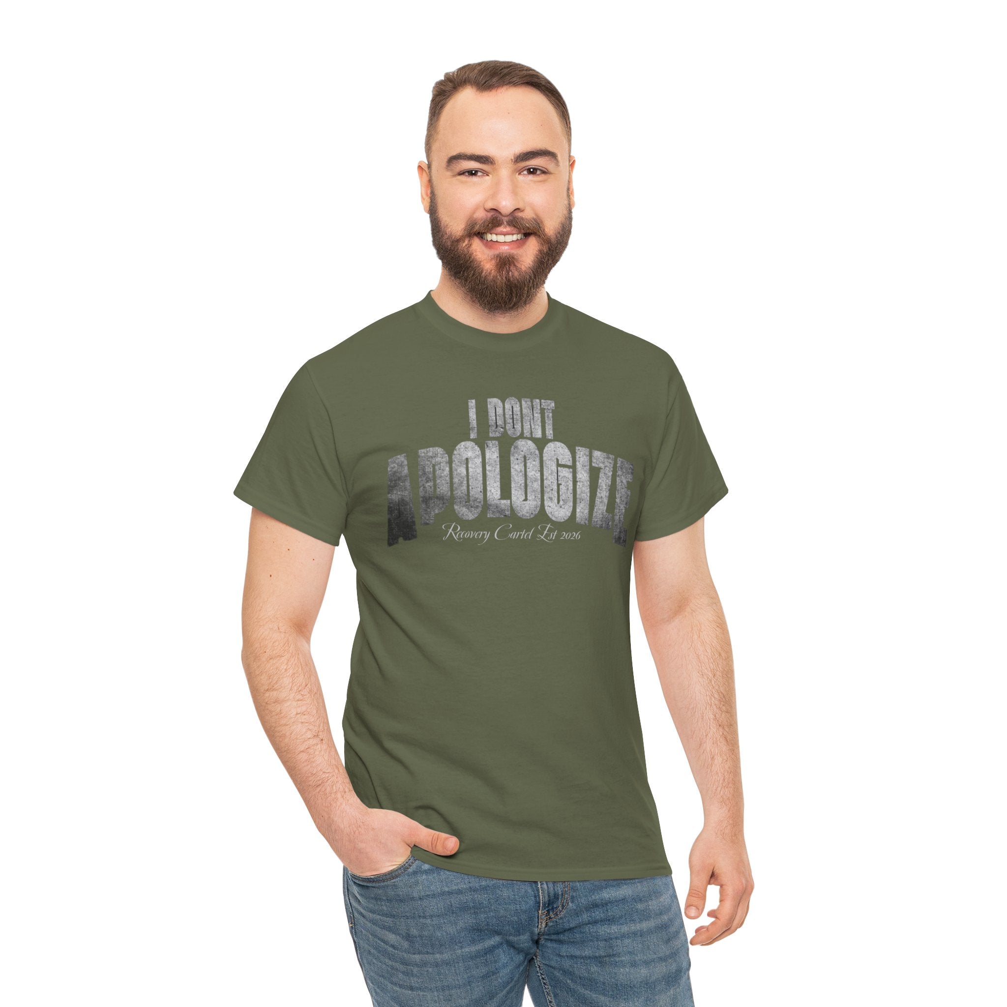 I Don’t Apologize Tee by Recovery Cartel