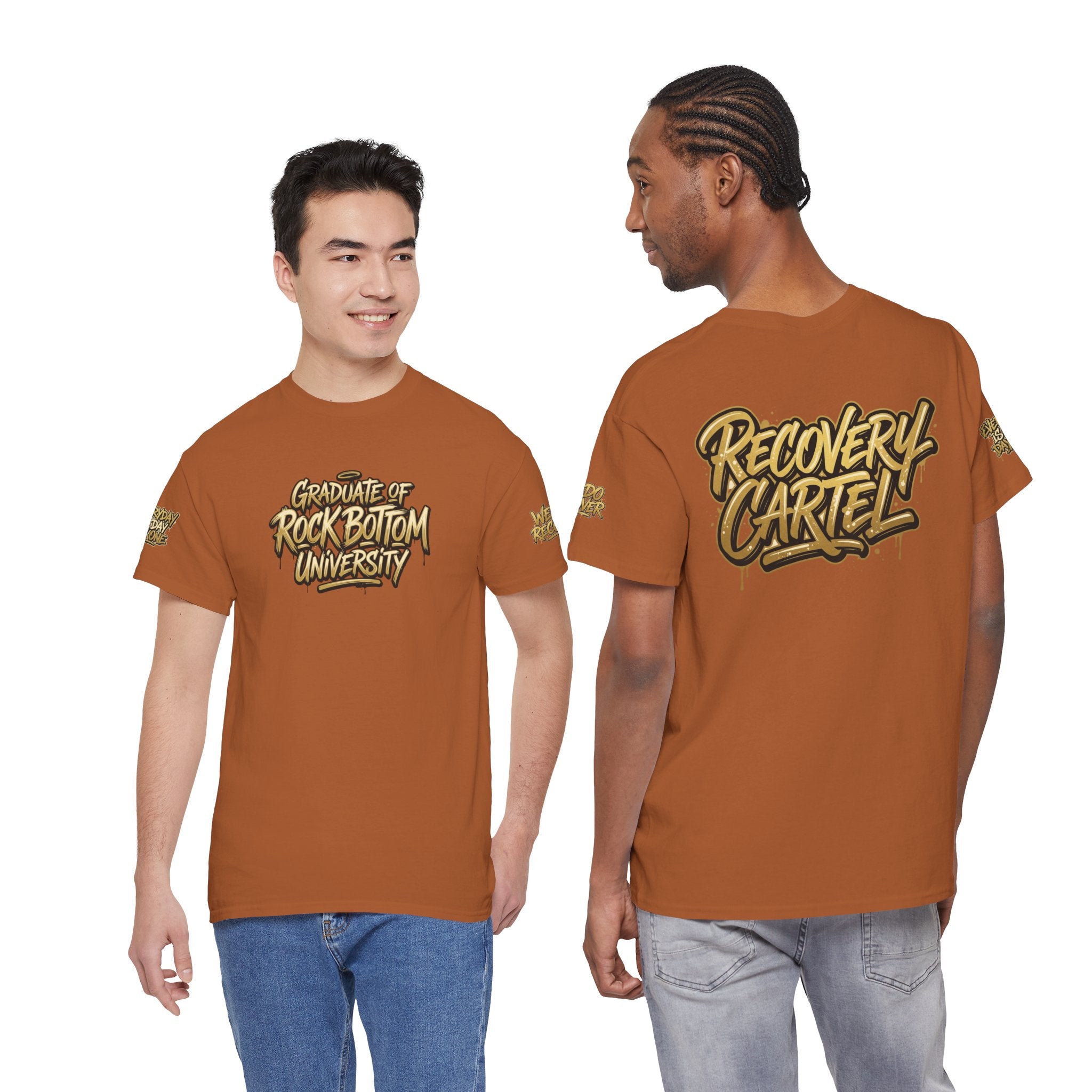 Recovery Cartel  "Graduate of Rock Bottom University" TEE