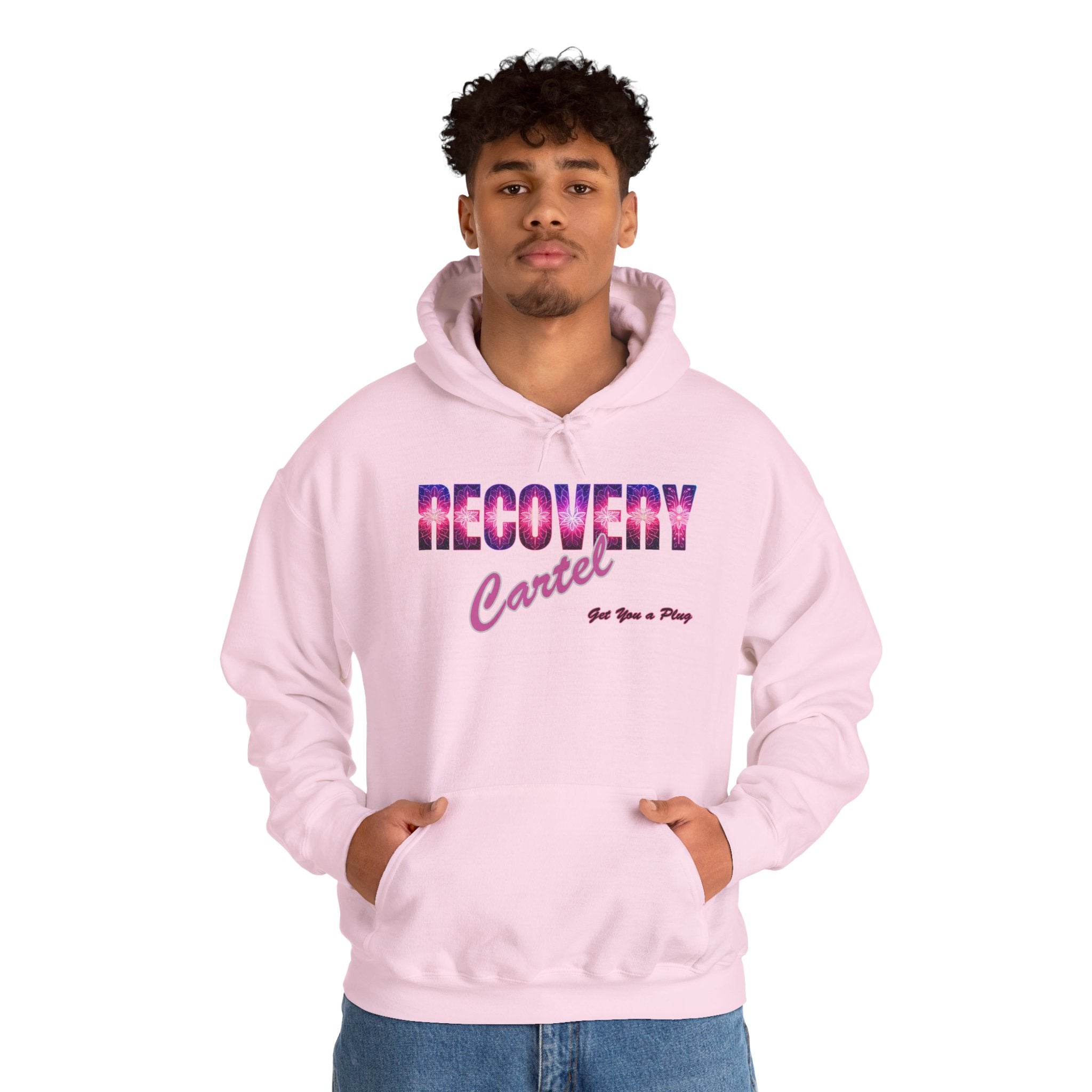 Recovery Cartel Hoodie — Retro Neon print