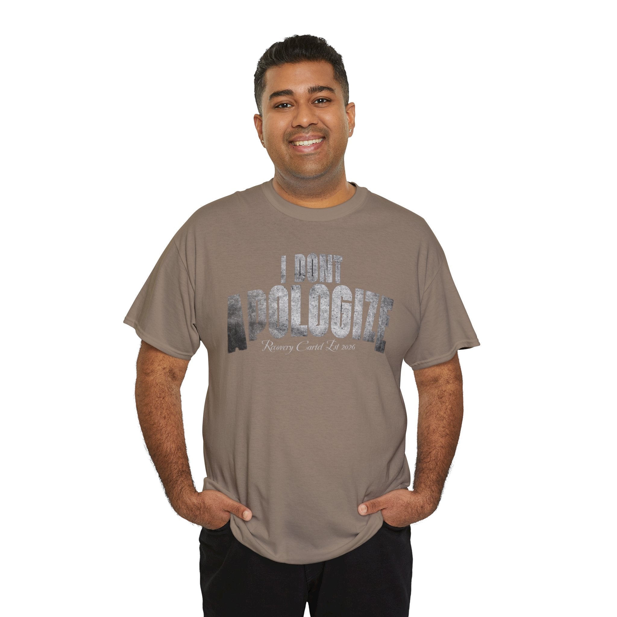 I Don’t Apologize Tee by Recovery Cartel