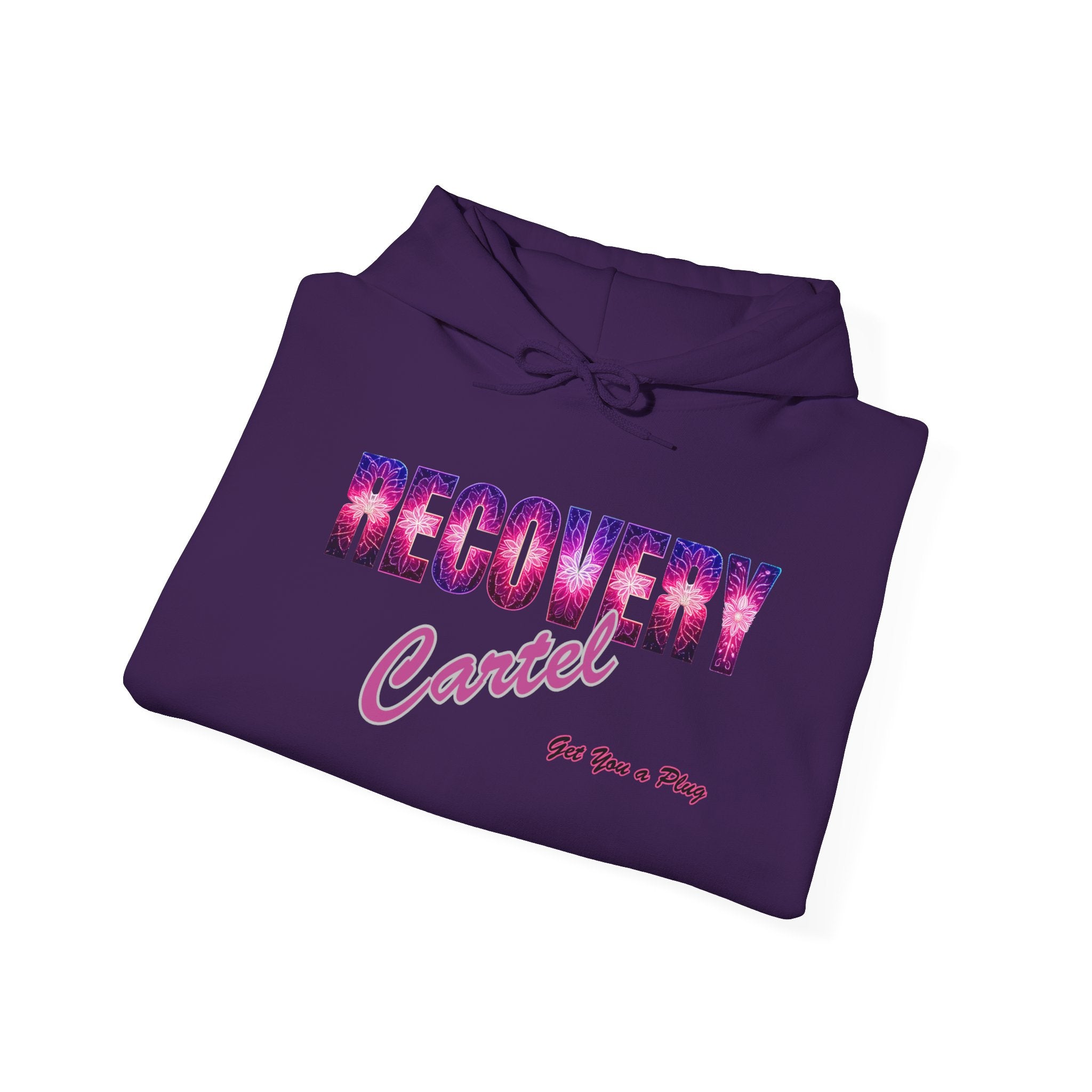 Recovery Cartel Hoodie — Retro Neon print