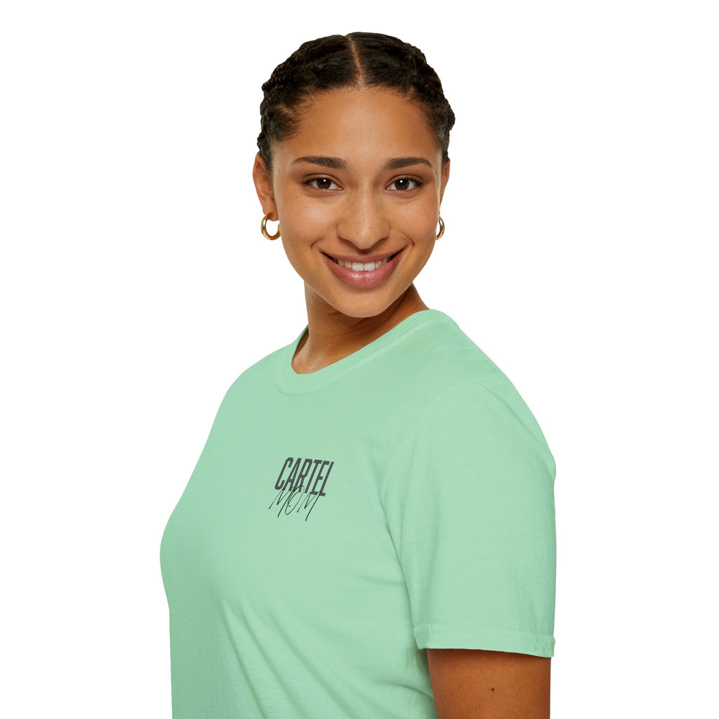 Cartel Mom Tee- I pray harder than your addiction hits
