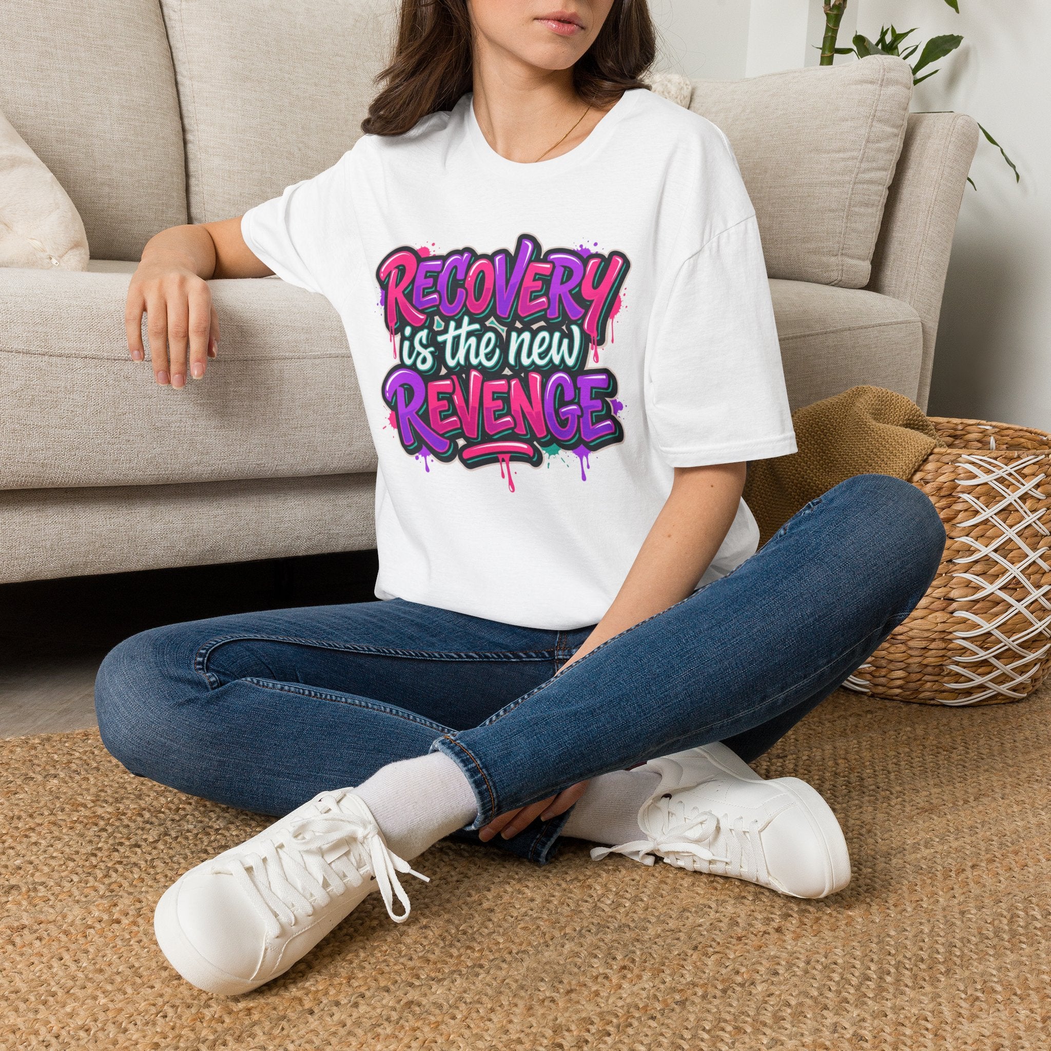 Recovery Is the New Revenge Tee by Recovery Cartel