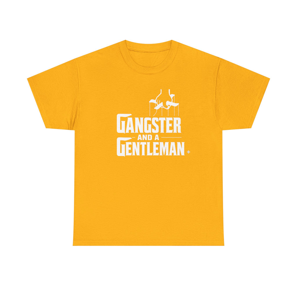 Gangster and a Gentleman Graphic Tee — Retro Mobster Style T‑Shirt