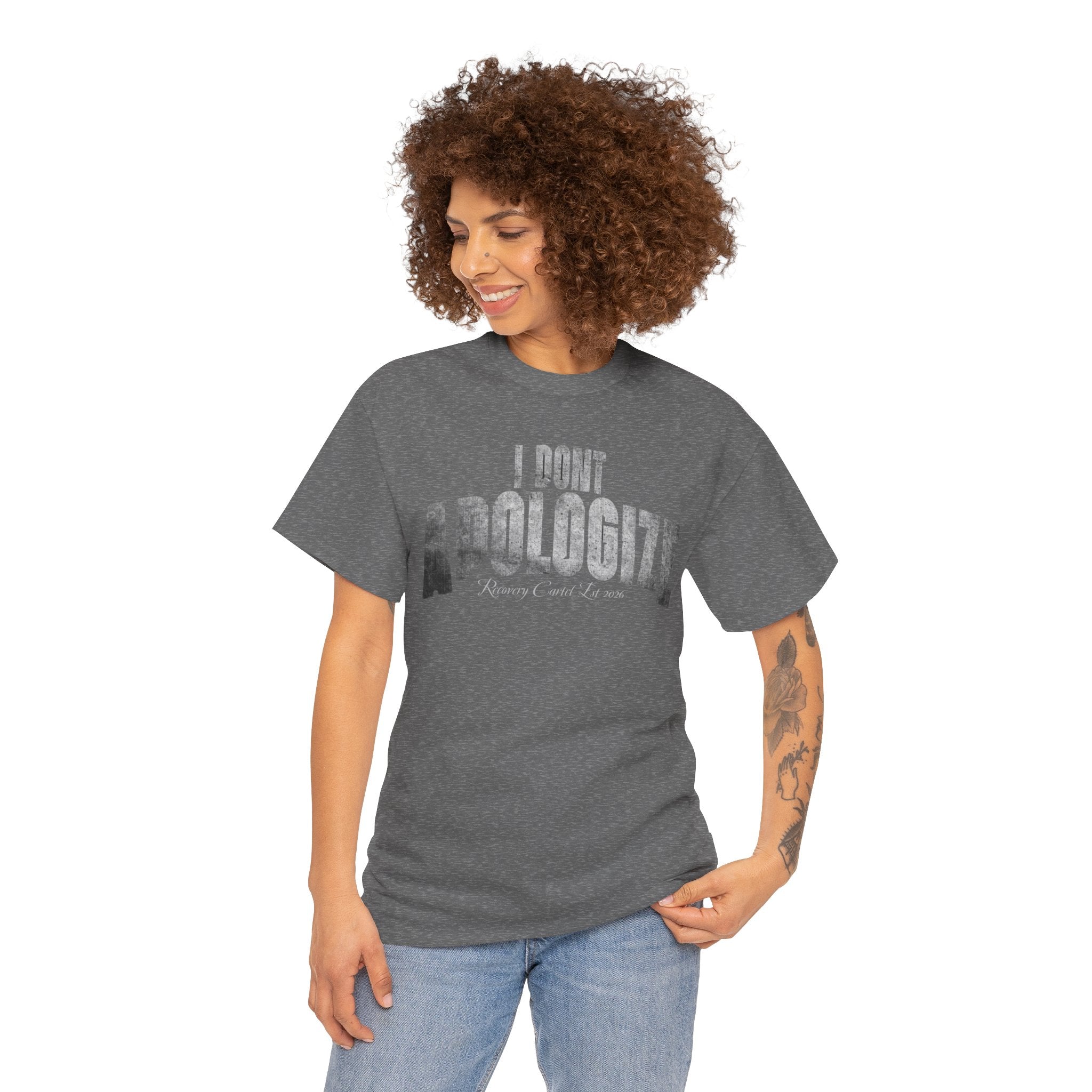 I Don’t Apologize Tee by Recovery Cartel