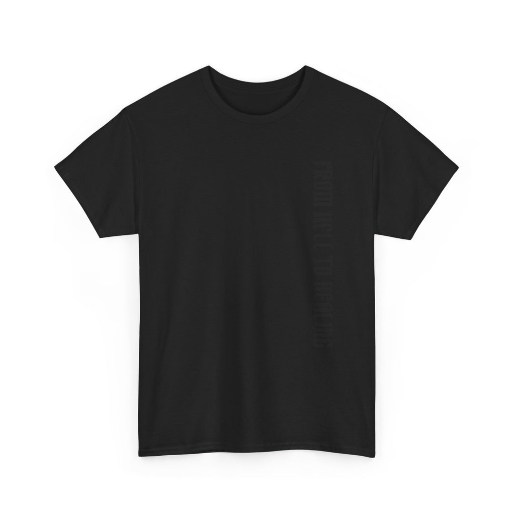 Recovery Cartel Signature Tee with "From Hell to Healing" on the front