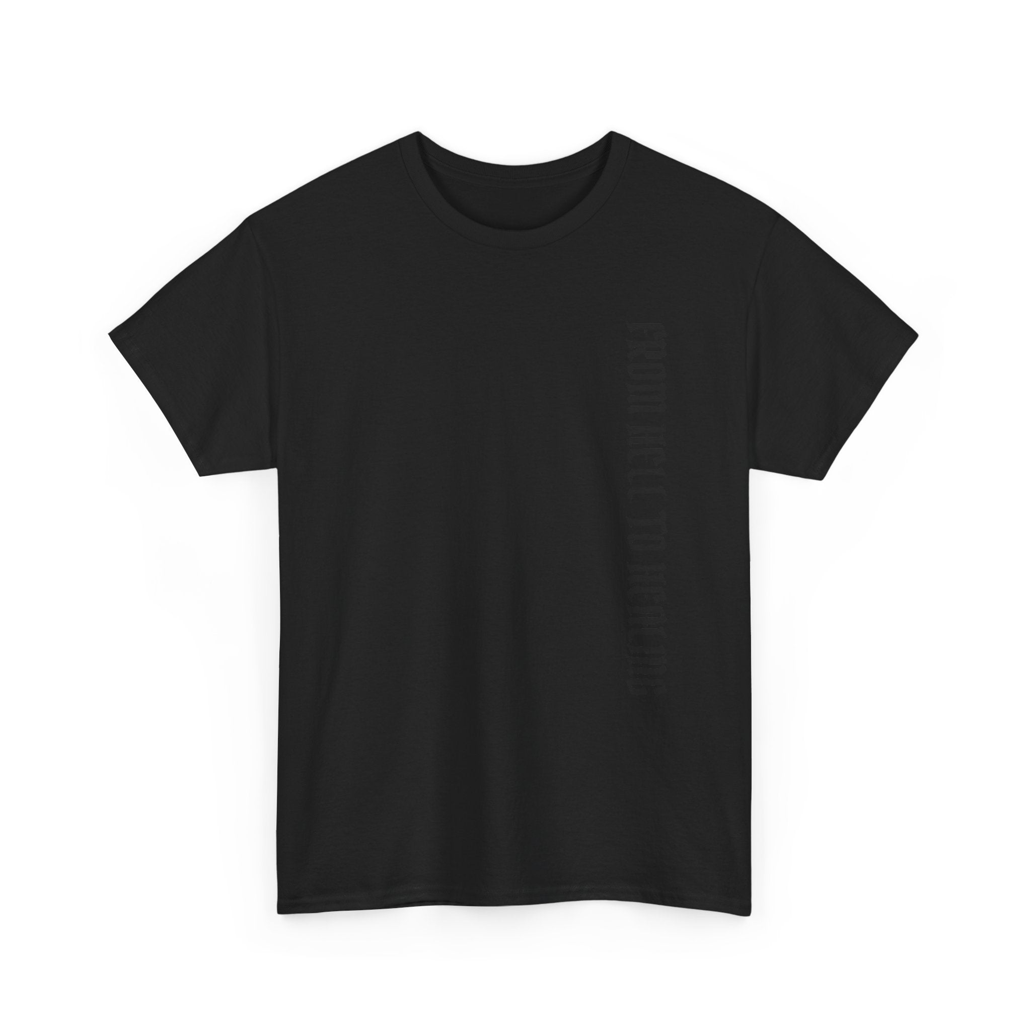 Recovery Cartel Signature Tee with "From Hell to Healing" on the front